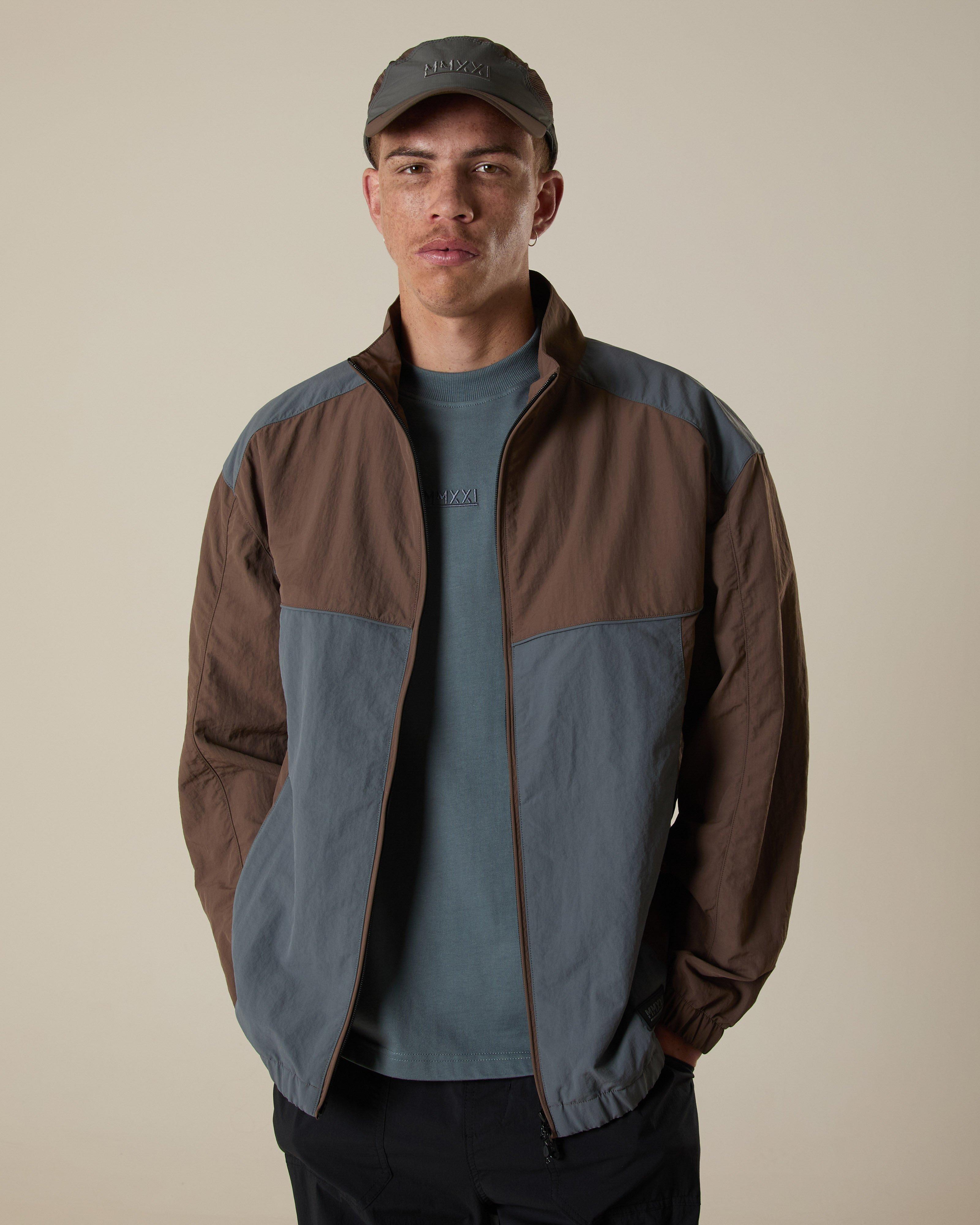 MMXXI Men's Milo Windbreaker Jacket -  Brown
