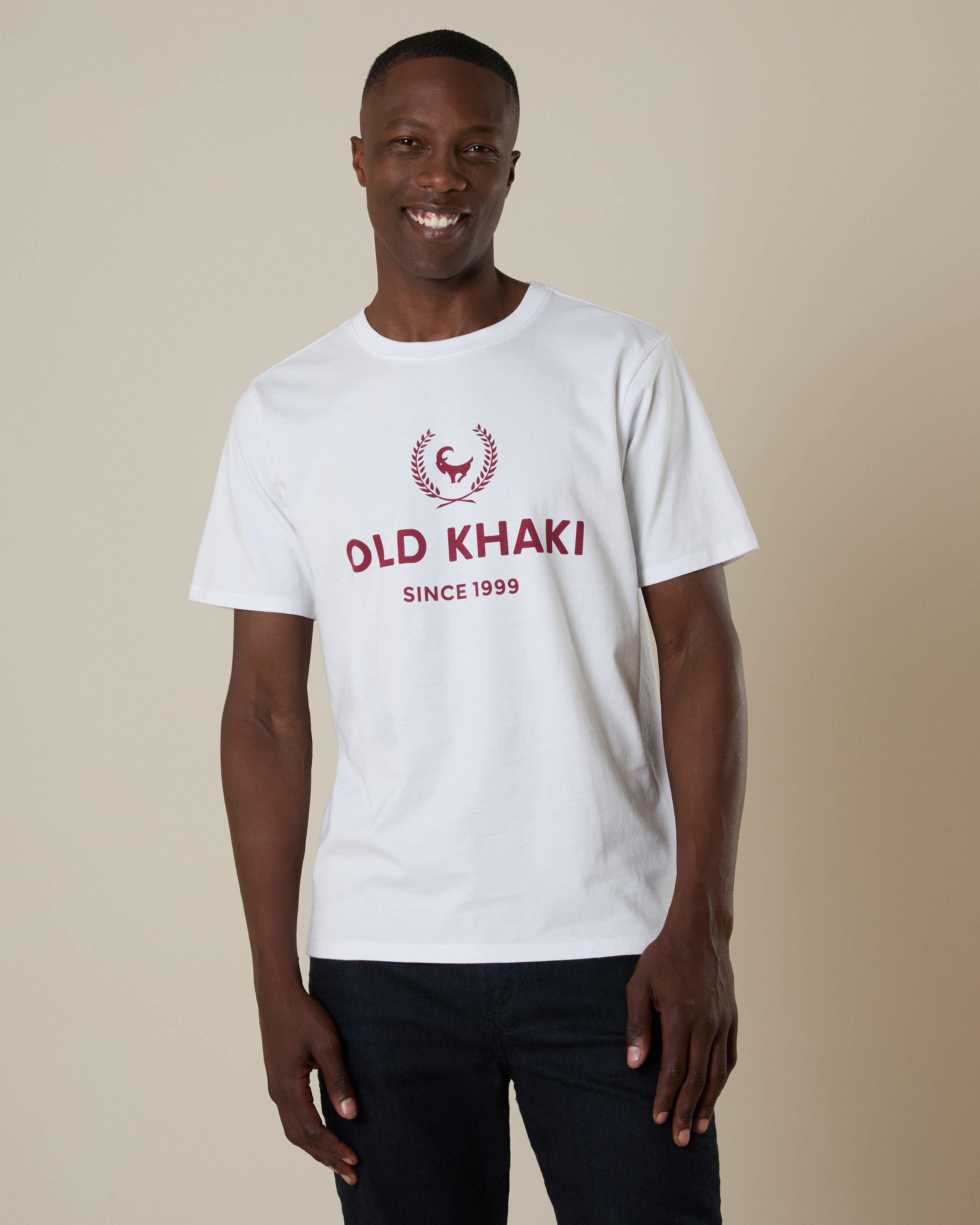 Old Khaki Men's Scott Hero Crew T-Shirt -  White
