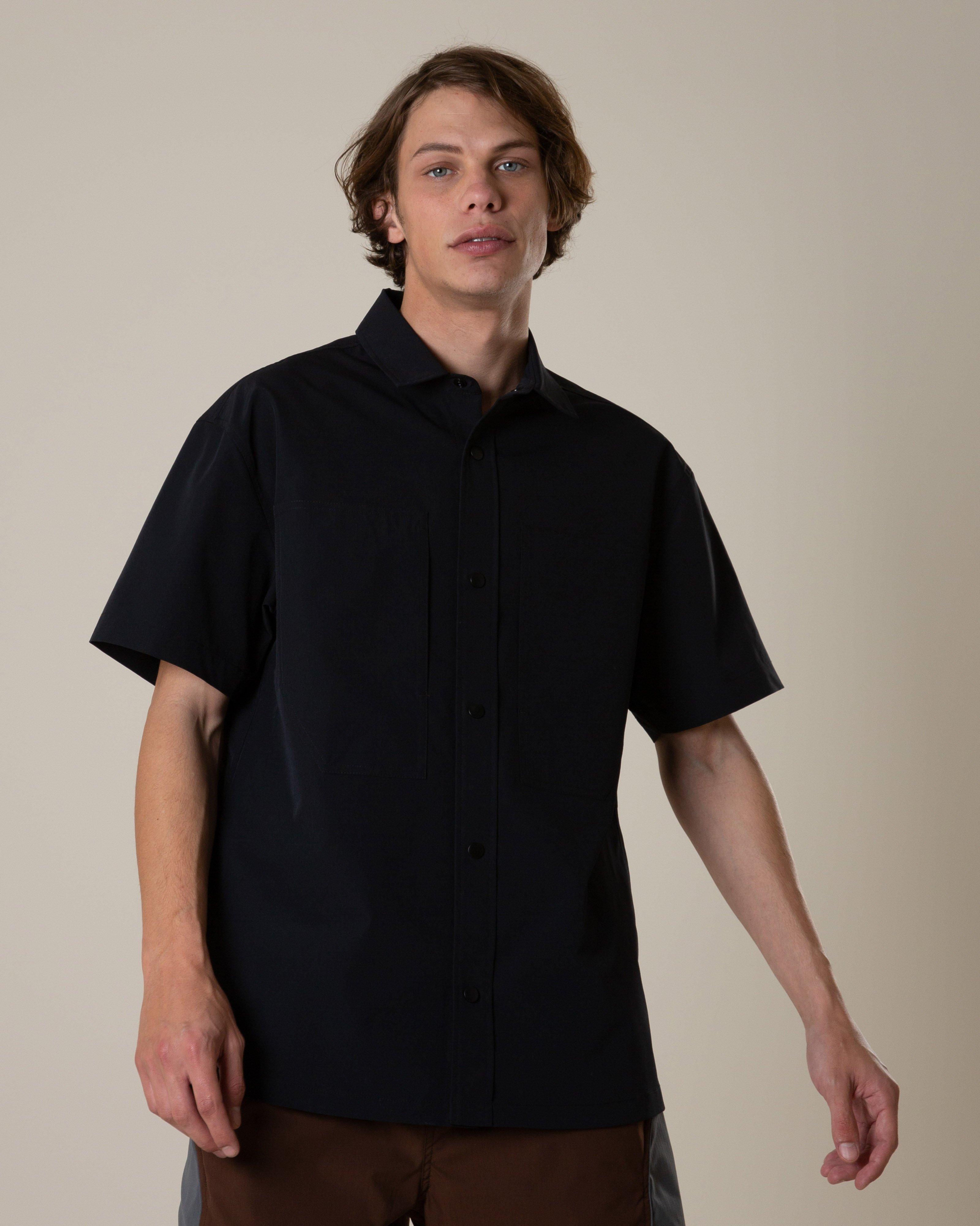 MMXXI Men's Short Sleeve Denvor Shirt -  Black