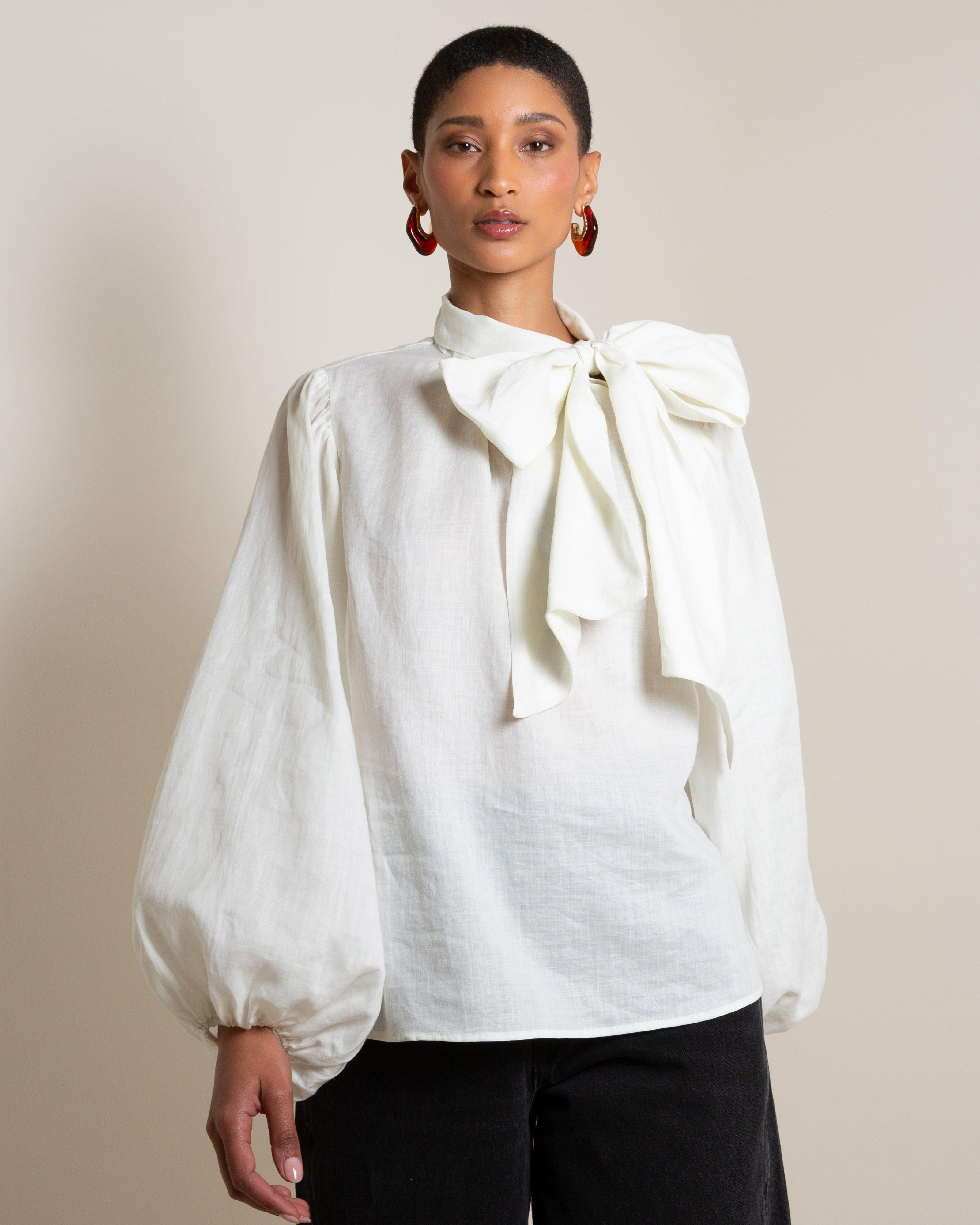 Azaria Blouse -  Milk