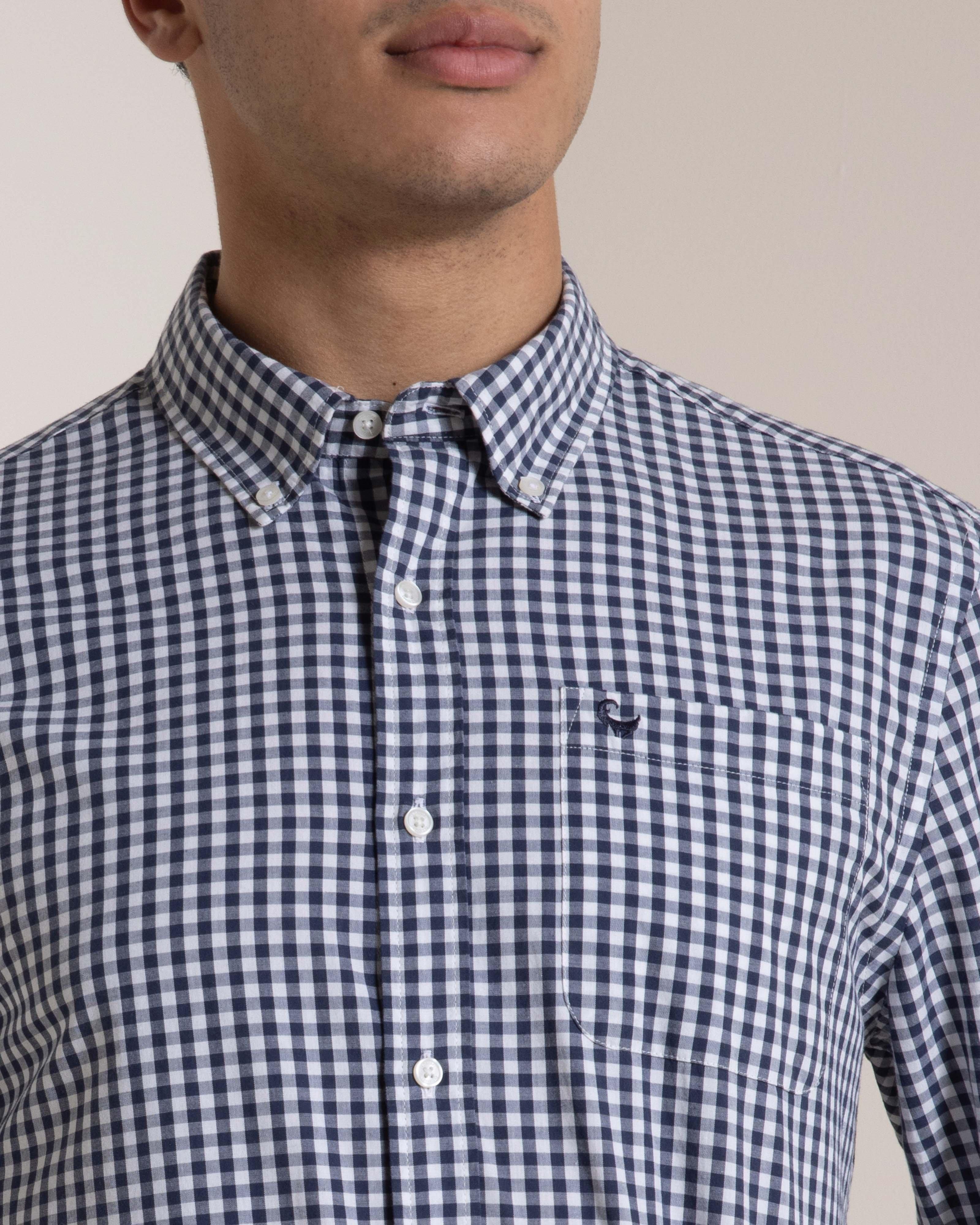 Men's Austin Slim Fit Check Shirt | Old Khaki