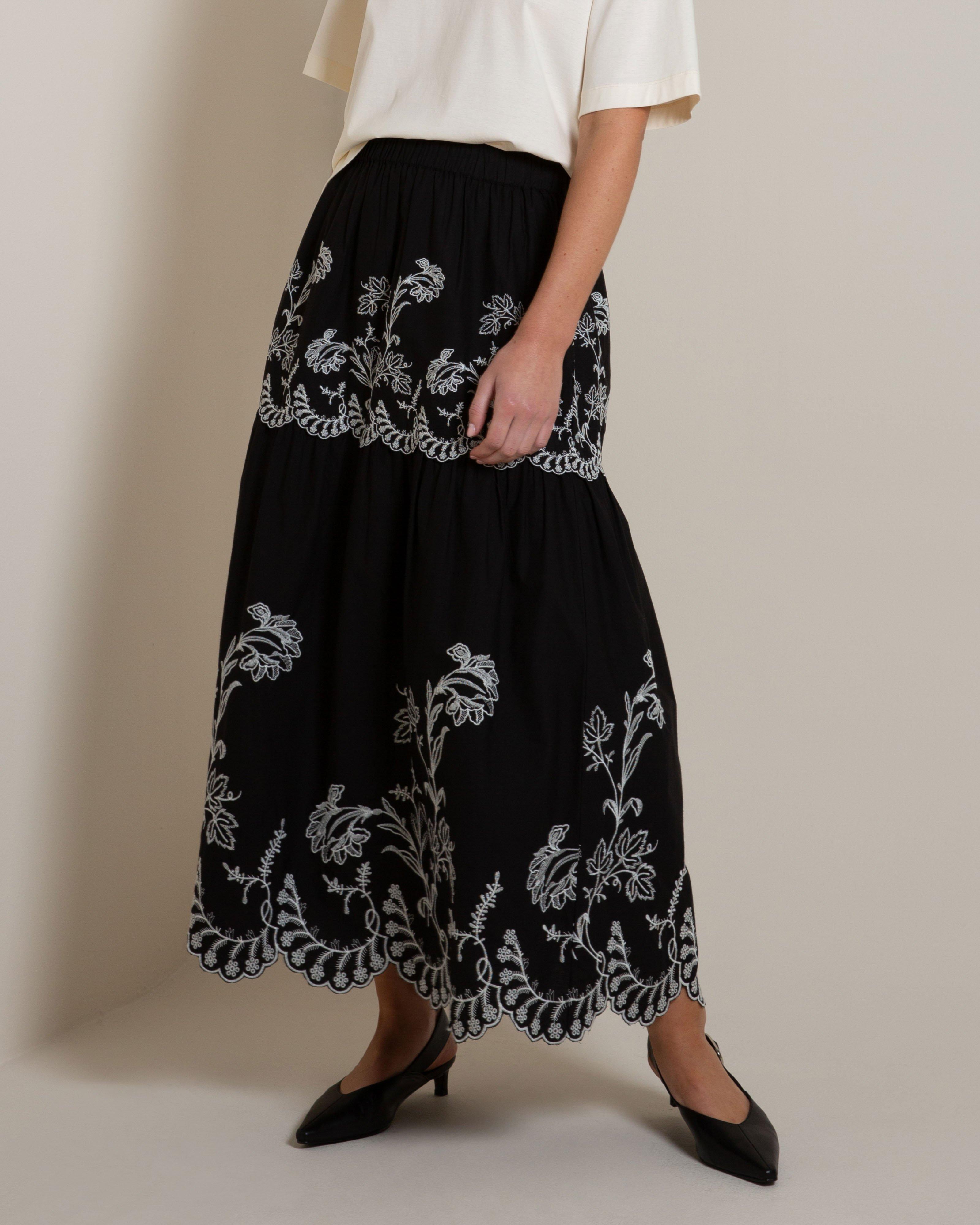 Kairo Embroidered Skirt - Poetry Clothing Store