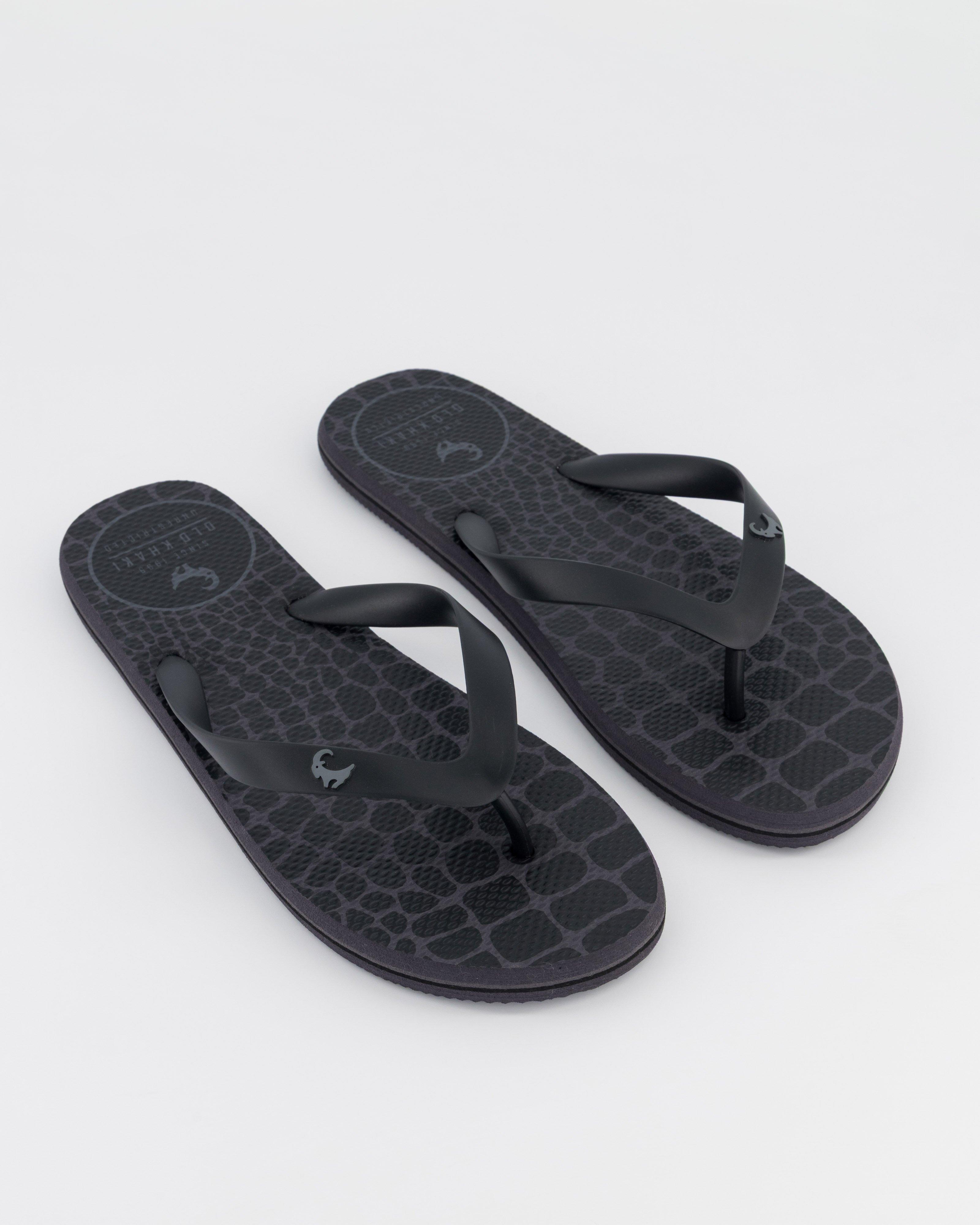 Old Khaki Men’s Pacifico Flip-Flop -  Black