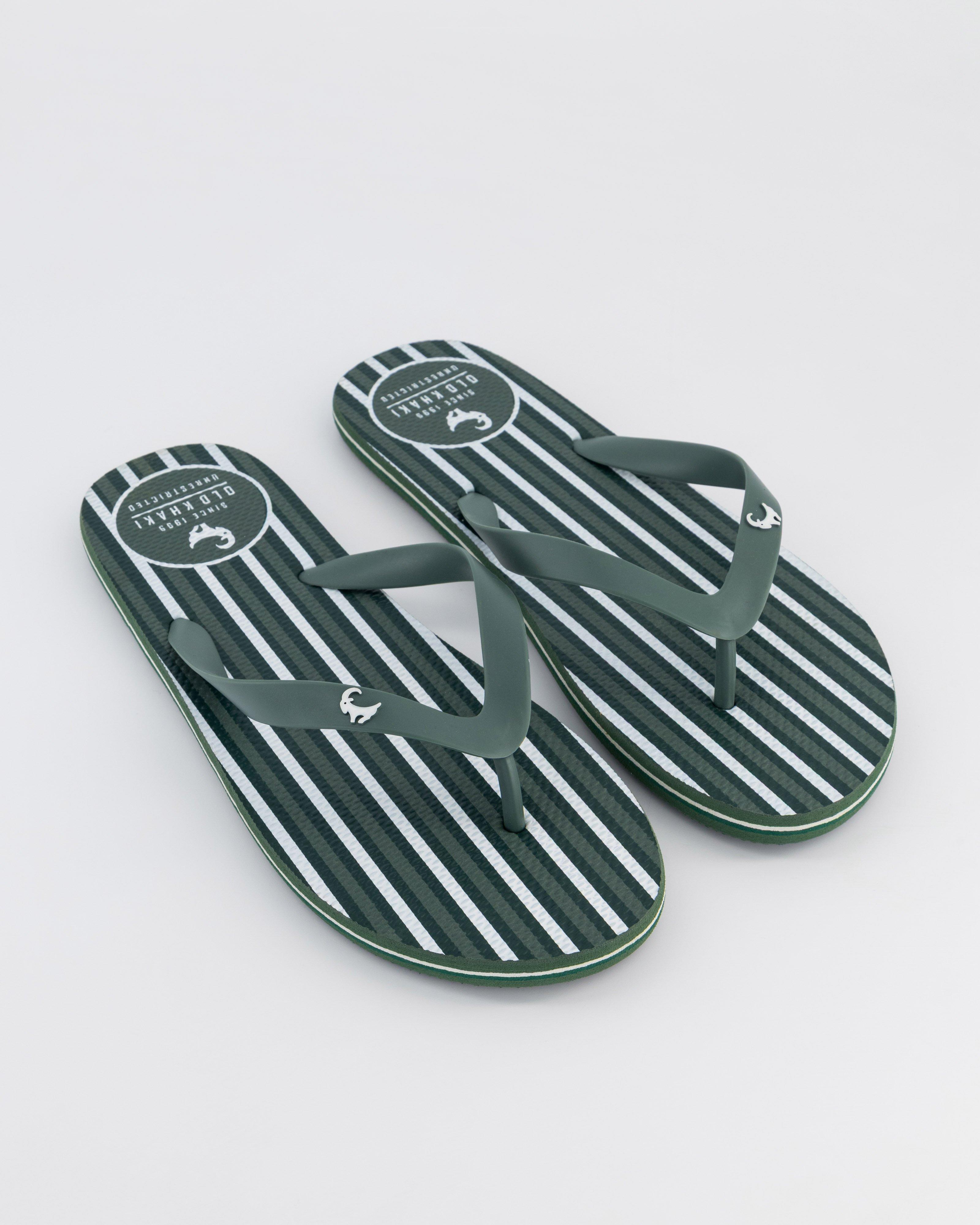 Old Khaki Men’s Pacifico Flip-Flop -  Green