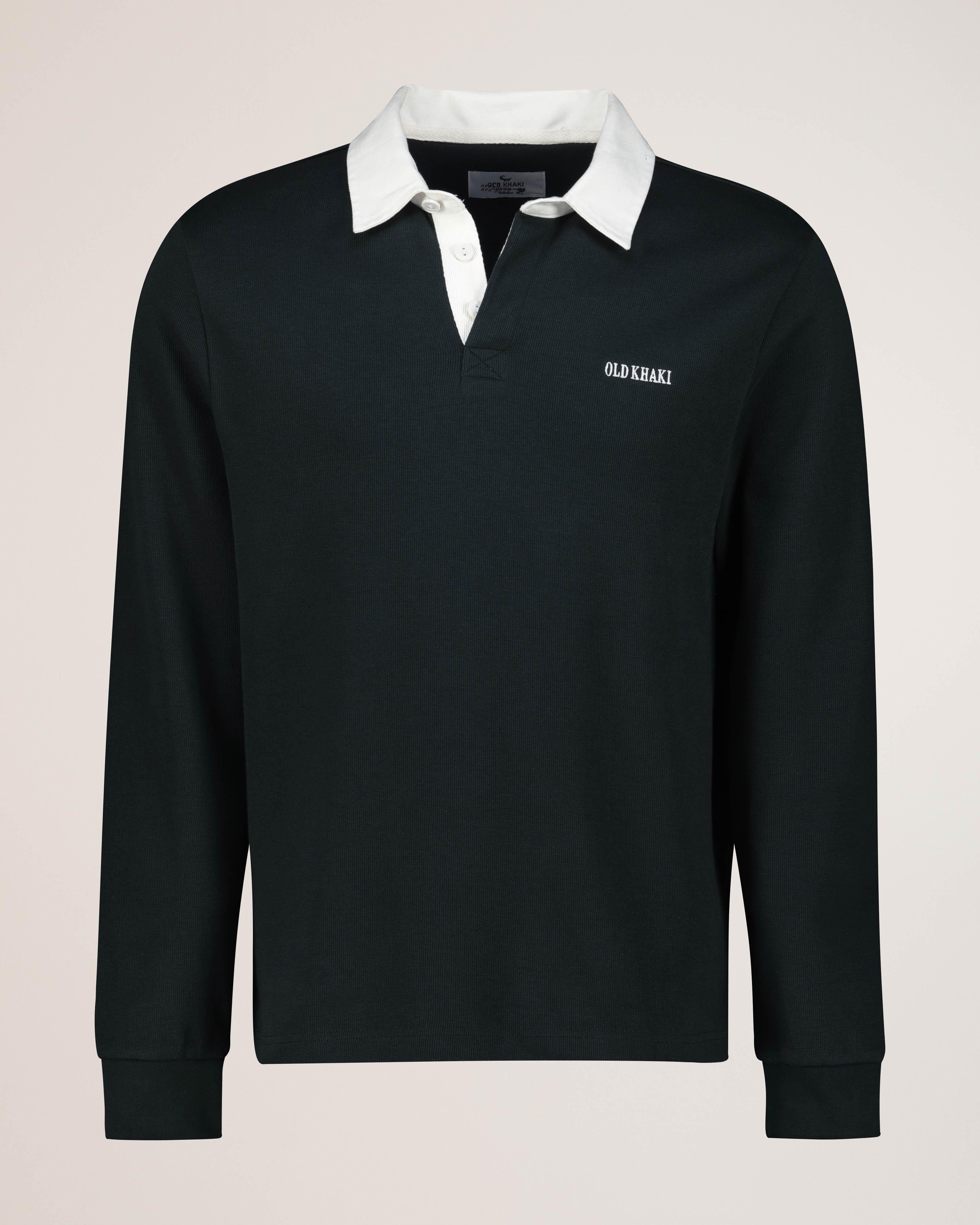Men's Earl Rugby Sweat | Old Khaki