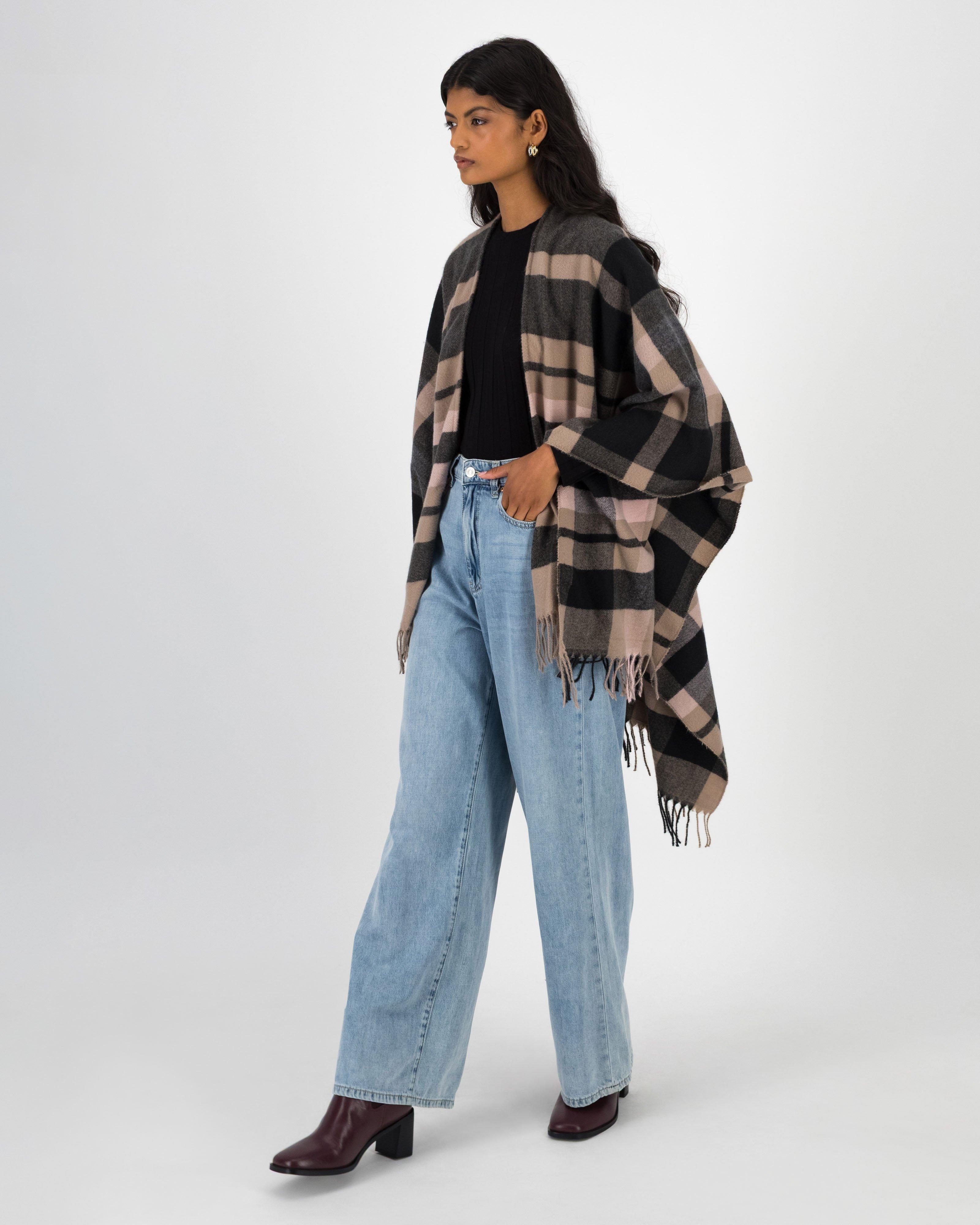 Violette Soft Check Kimono -  Assorted