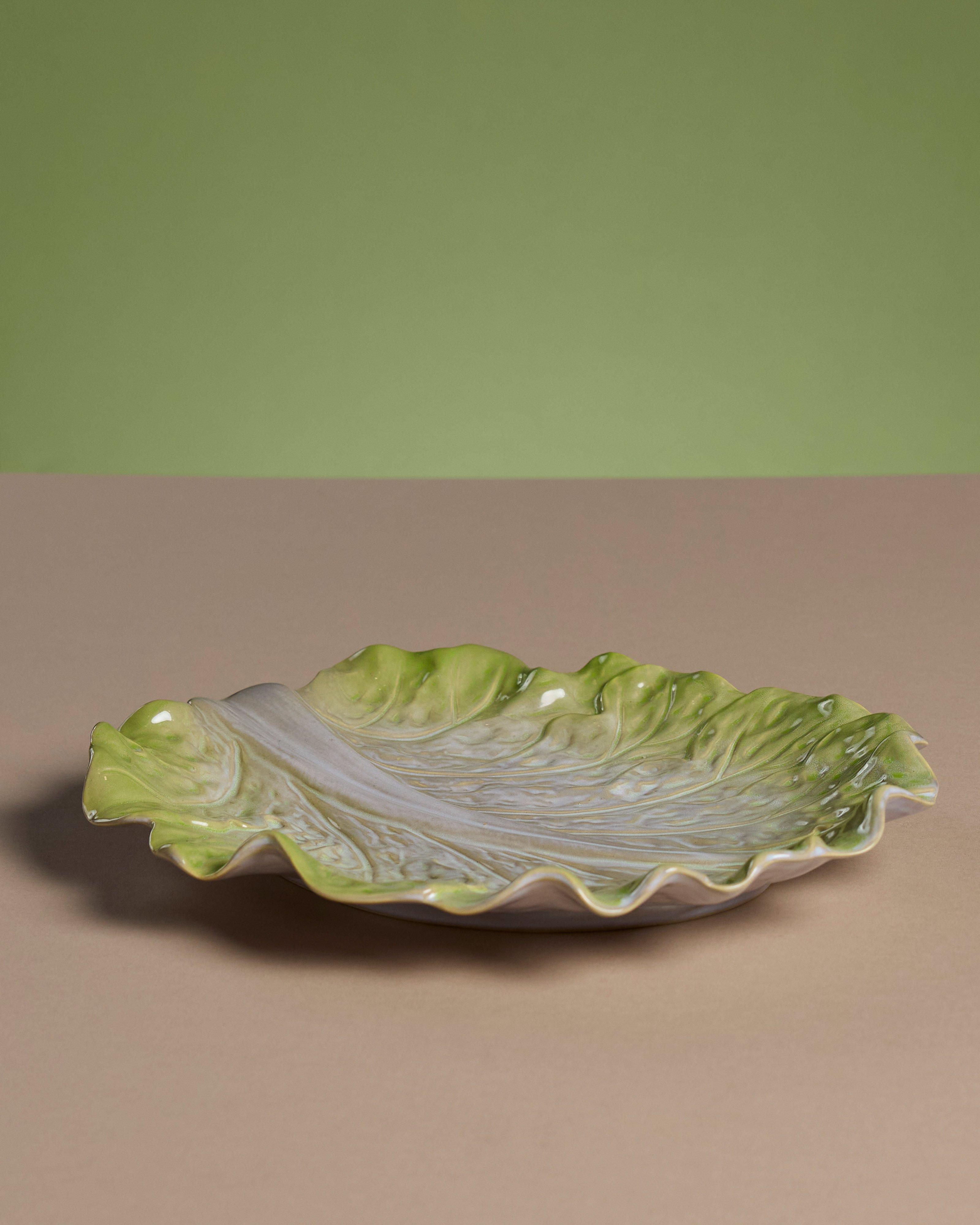 Cabbage Platter -  Light Green