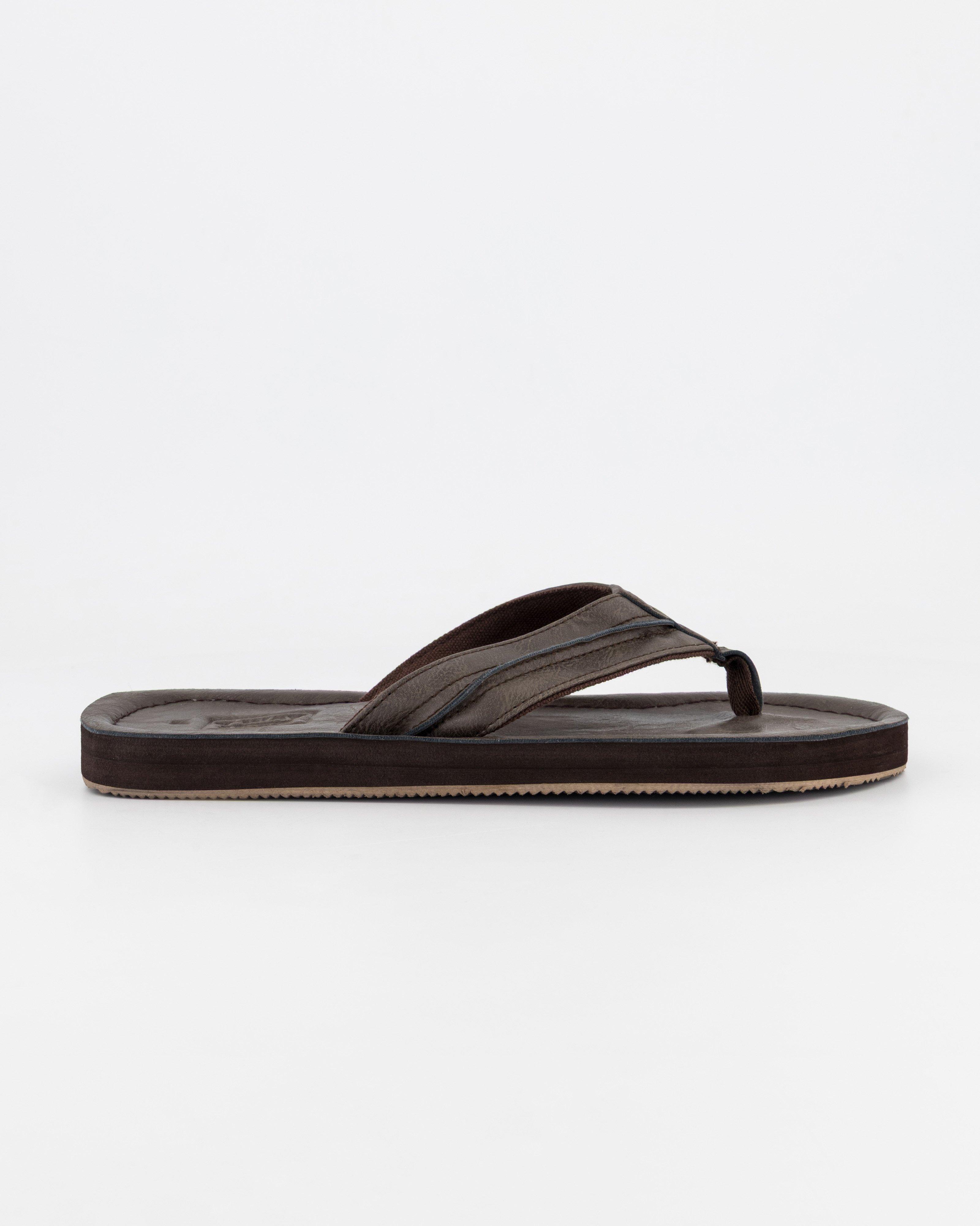 K-Way Elements Men's Tony Flip Flops -  Brown