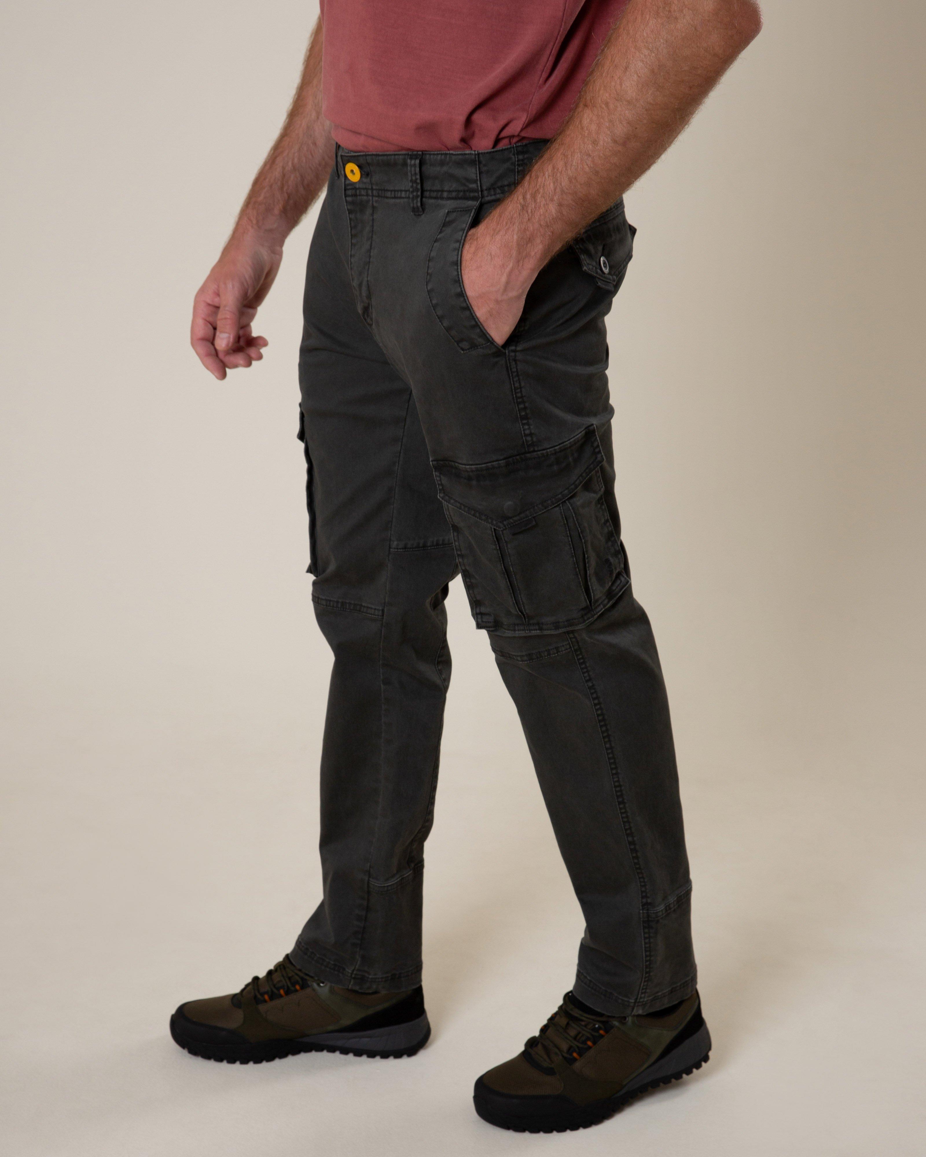 K-Way Elements Men's Jax Utility Workwear Pants -  Charcoal