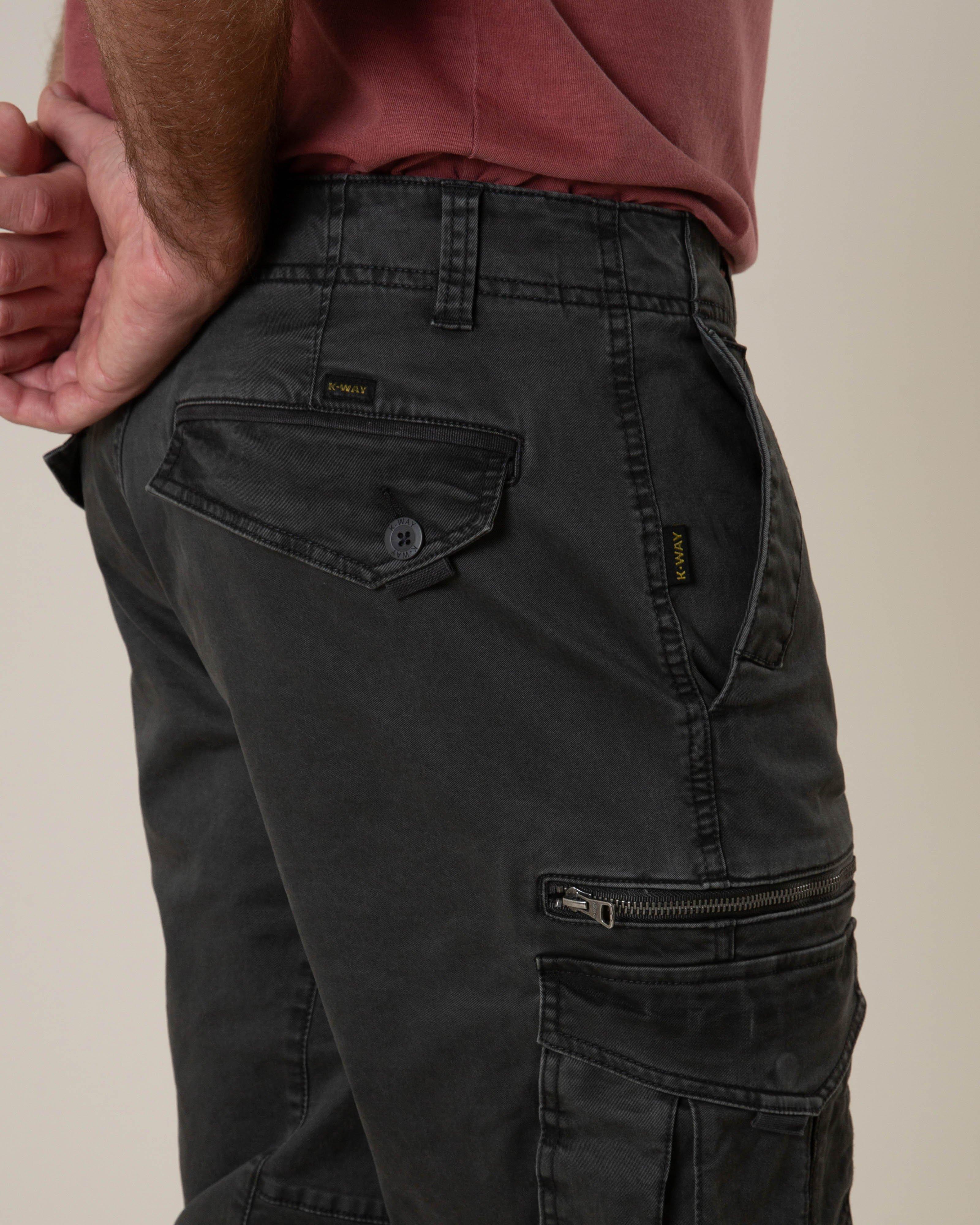 K-Way Elements Men's Jax Utility Workwear Pants -  Charcoal