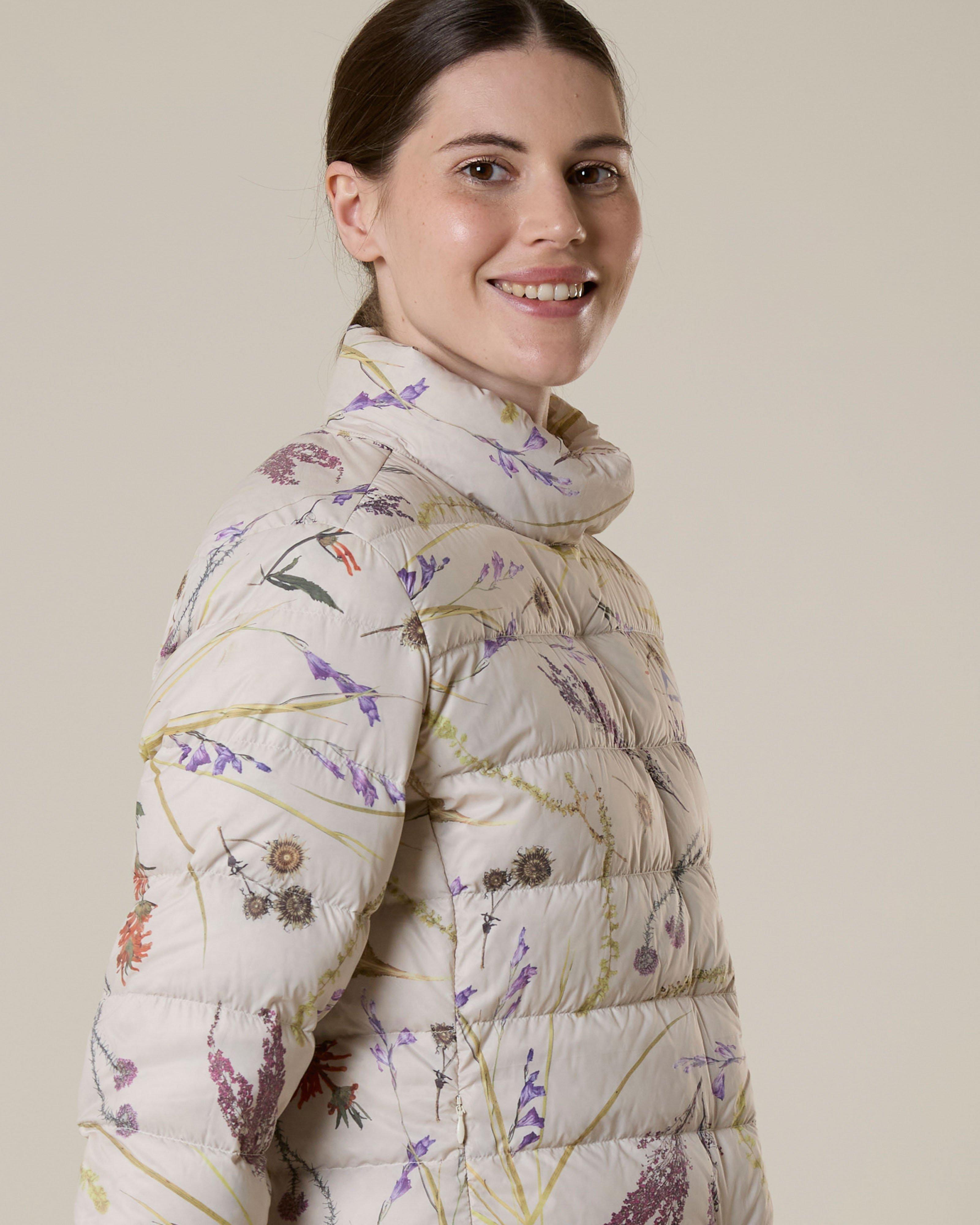 K-Way x Velt Limited Edition Women's Printed Puffer Jacket -  Stone