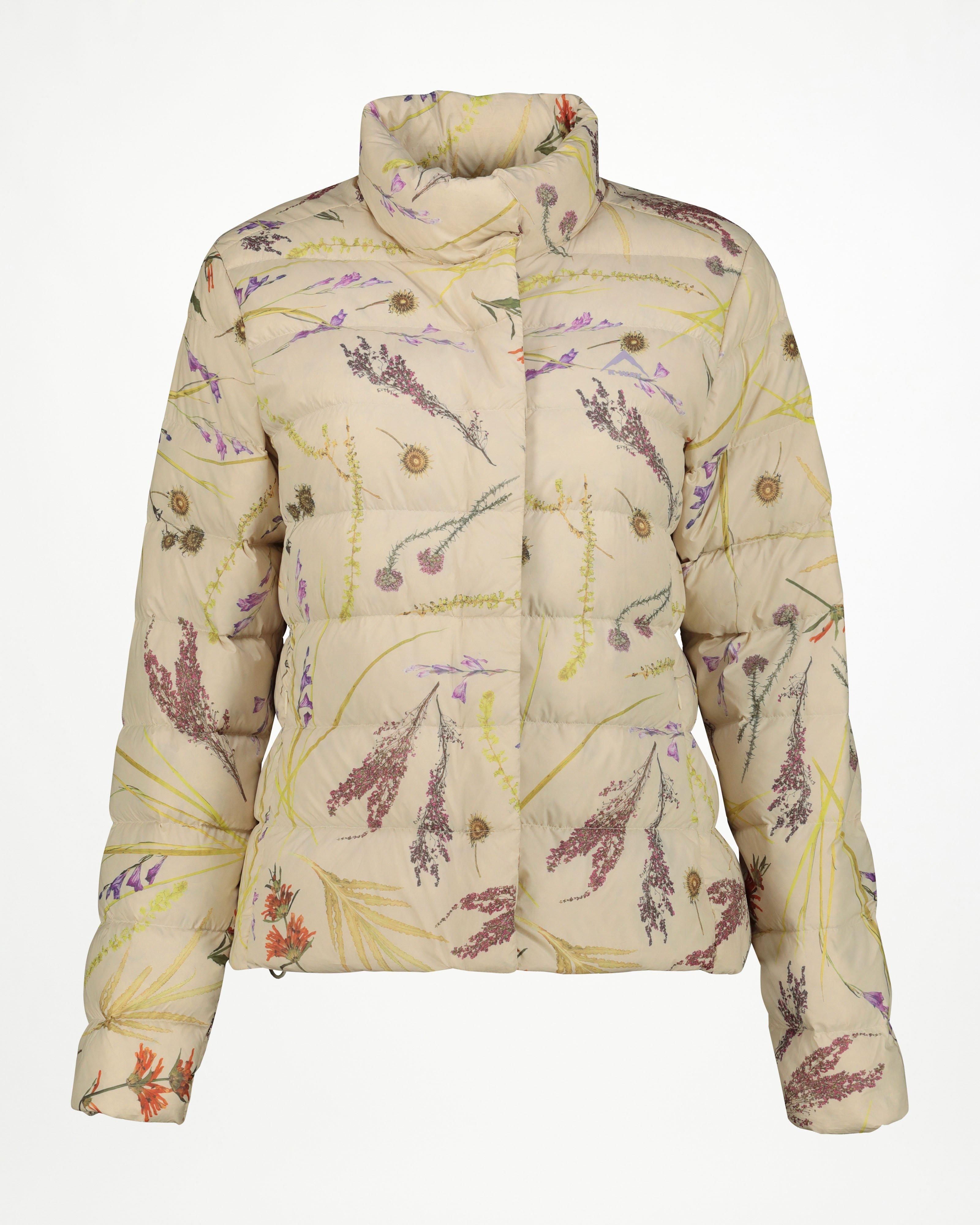 K-Way x Velt Limited Edition Women's Printed Puffer Jacket -  Stone