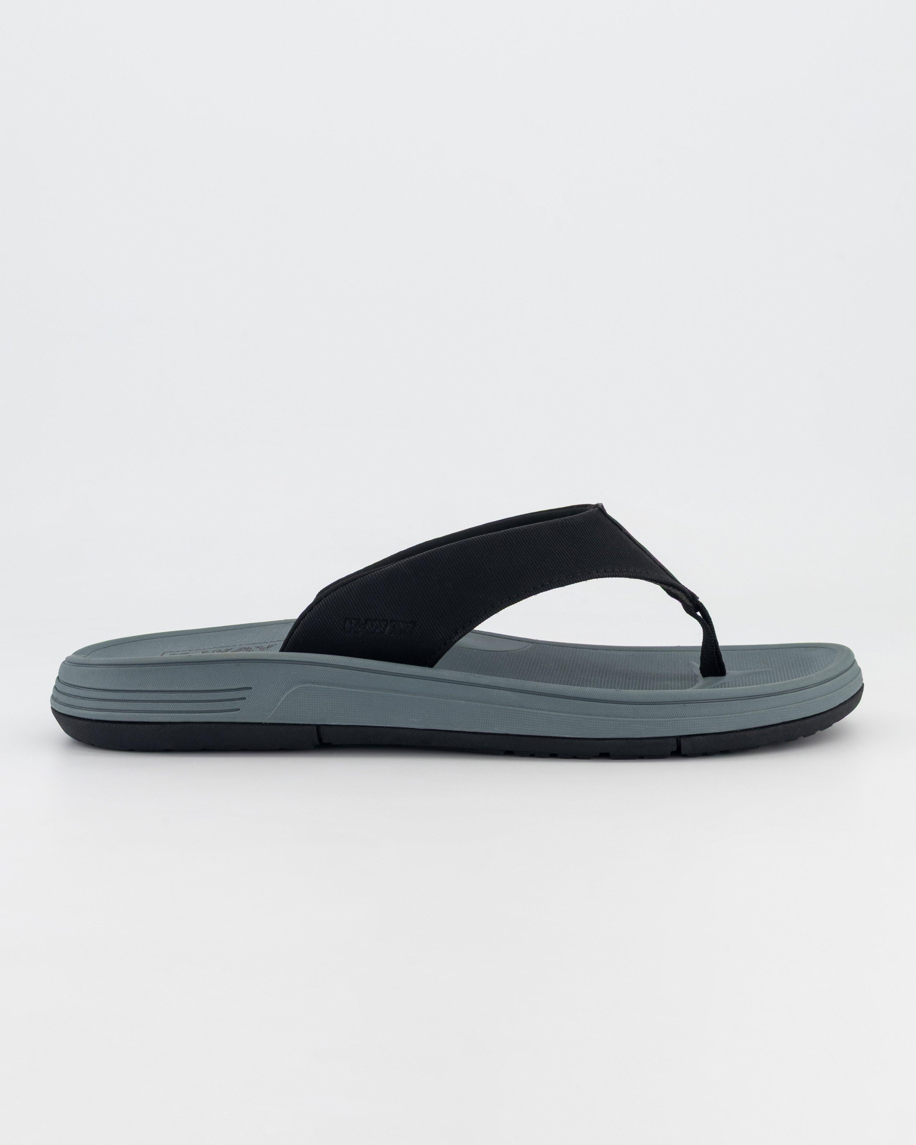 K Way Elements Men's Tomas Flip Flop -  Black