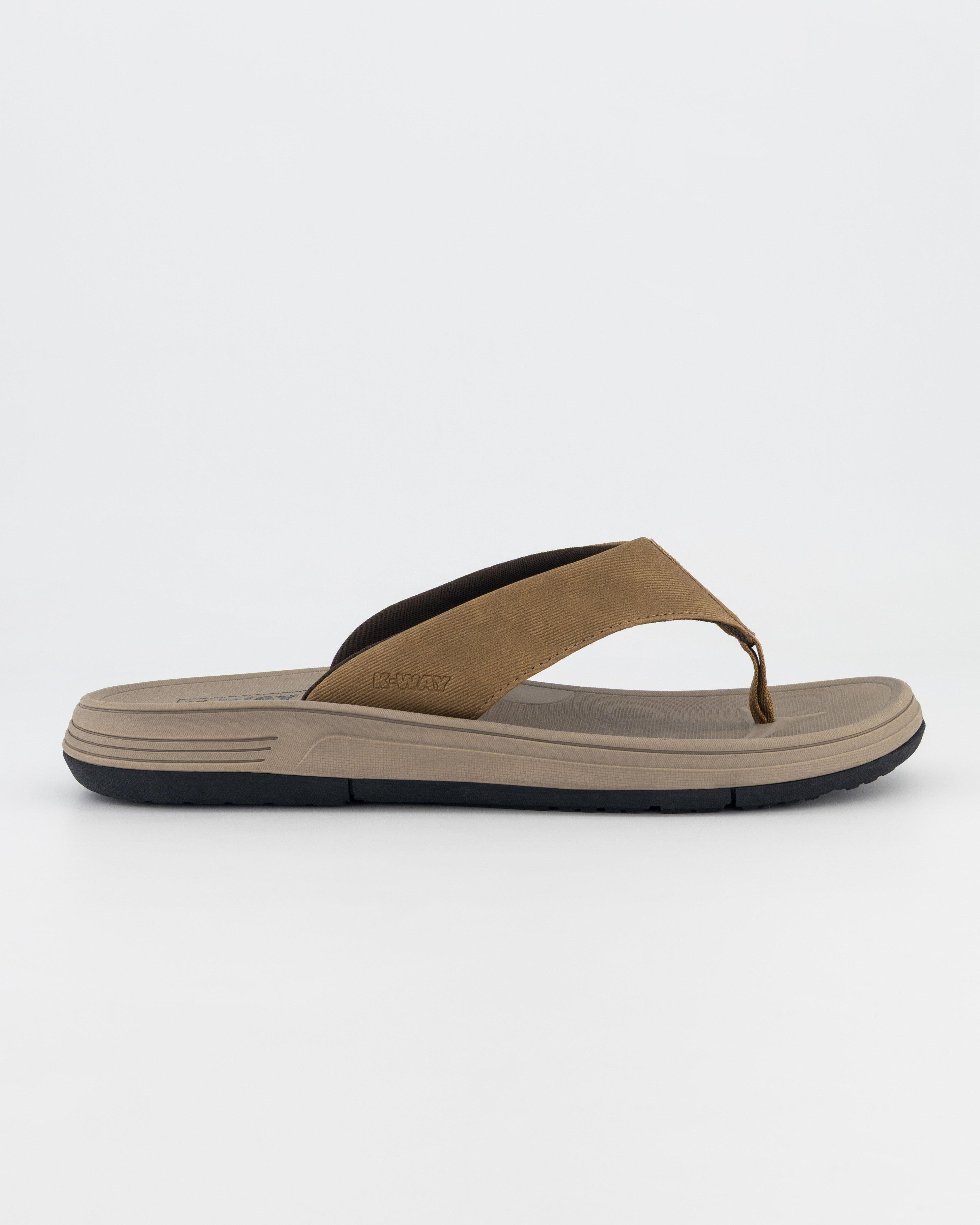 K Way Elements Men's Tomas Flip Flop -  Tan