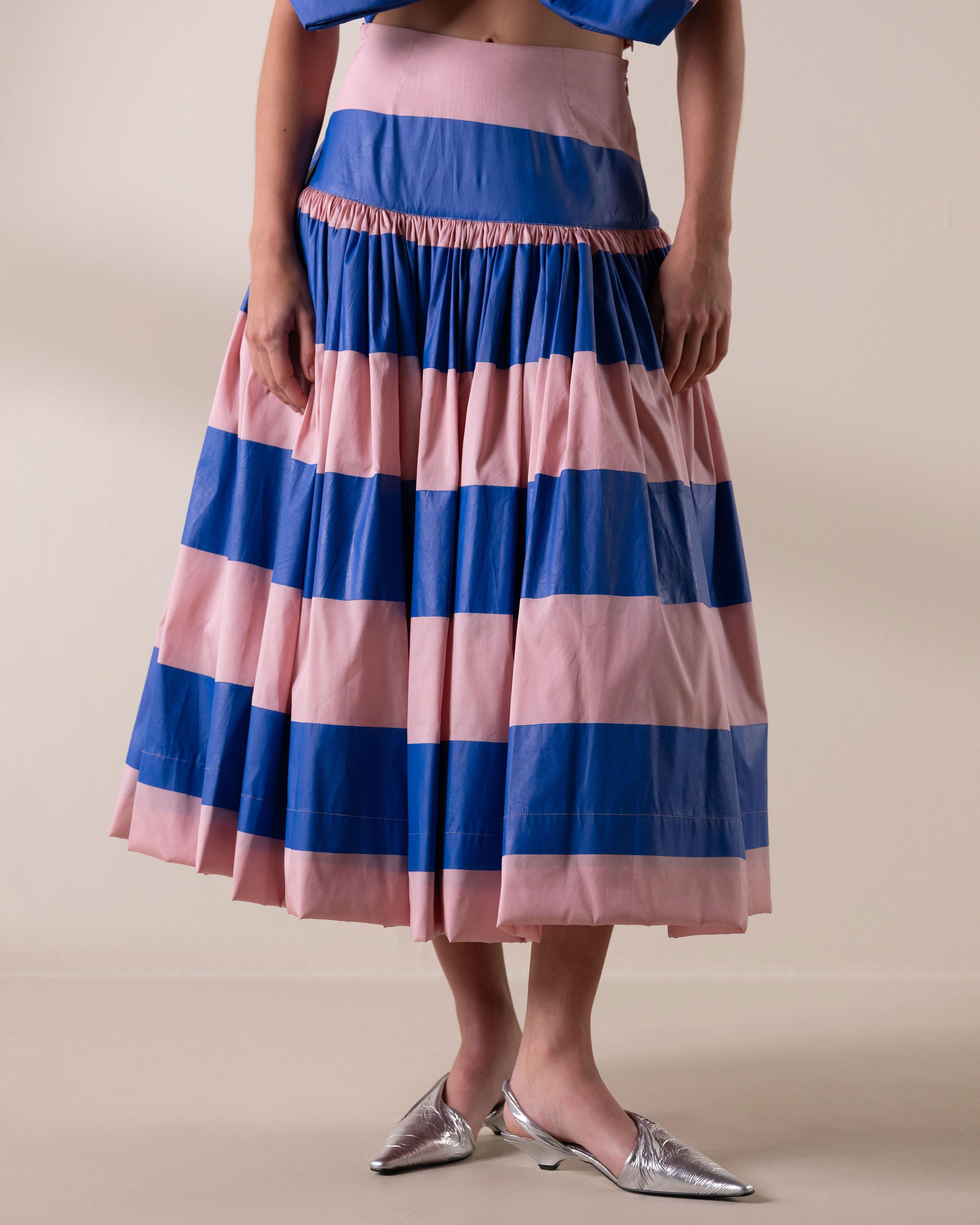 KLûK CGDT x Poetry Printed Basque Skirt -  Light Pink