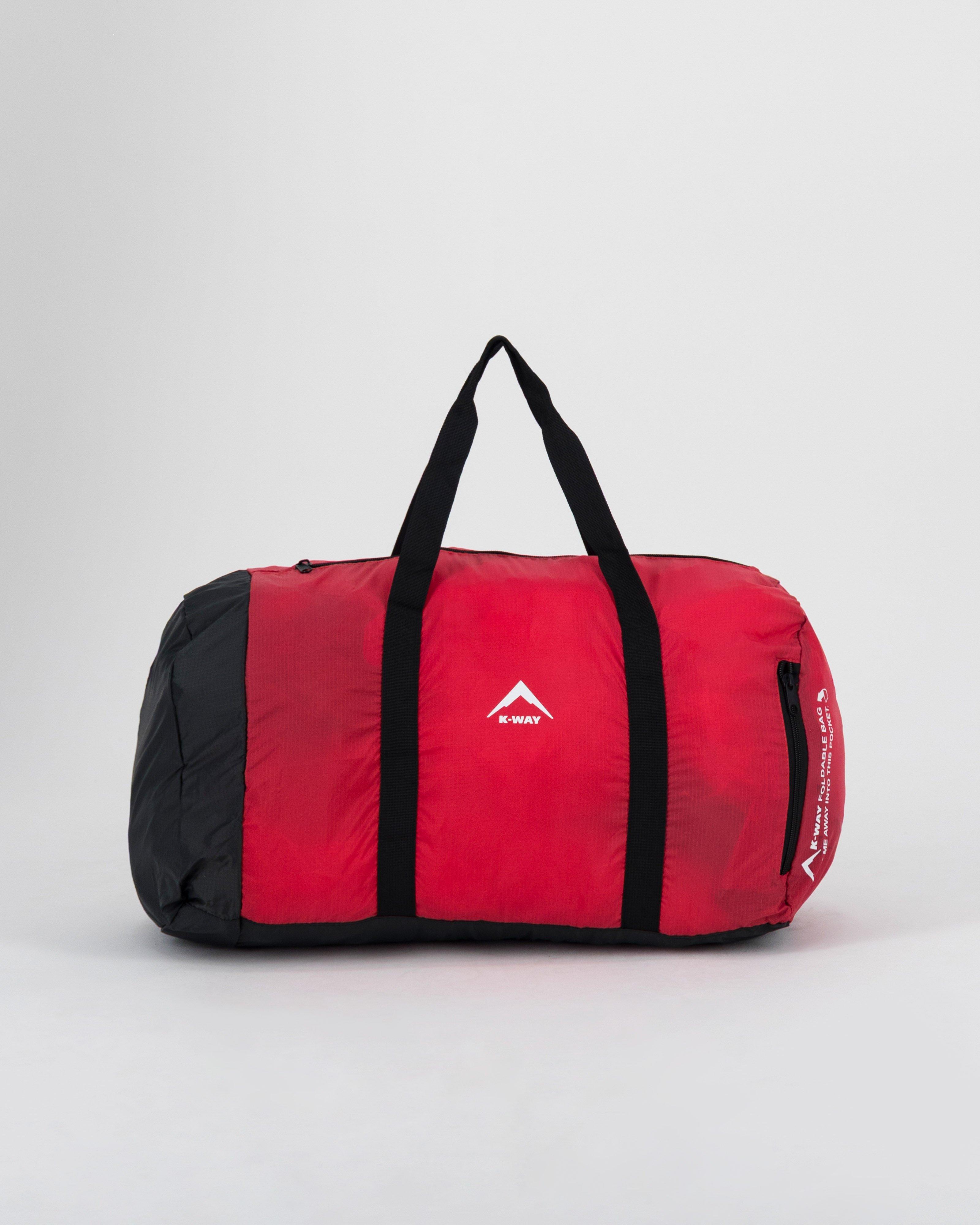 K-Way Foldable Duffel Bag -  Red