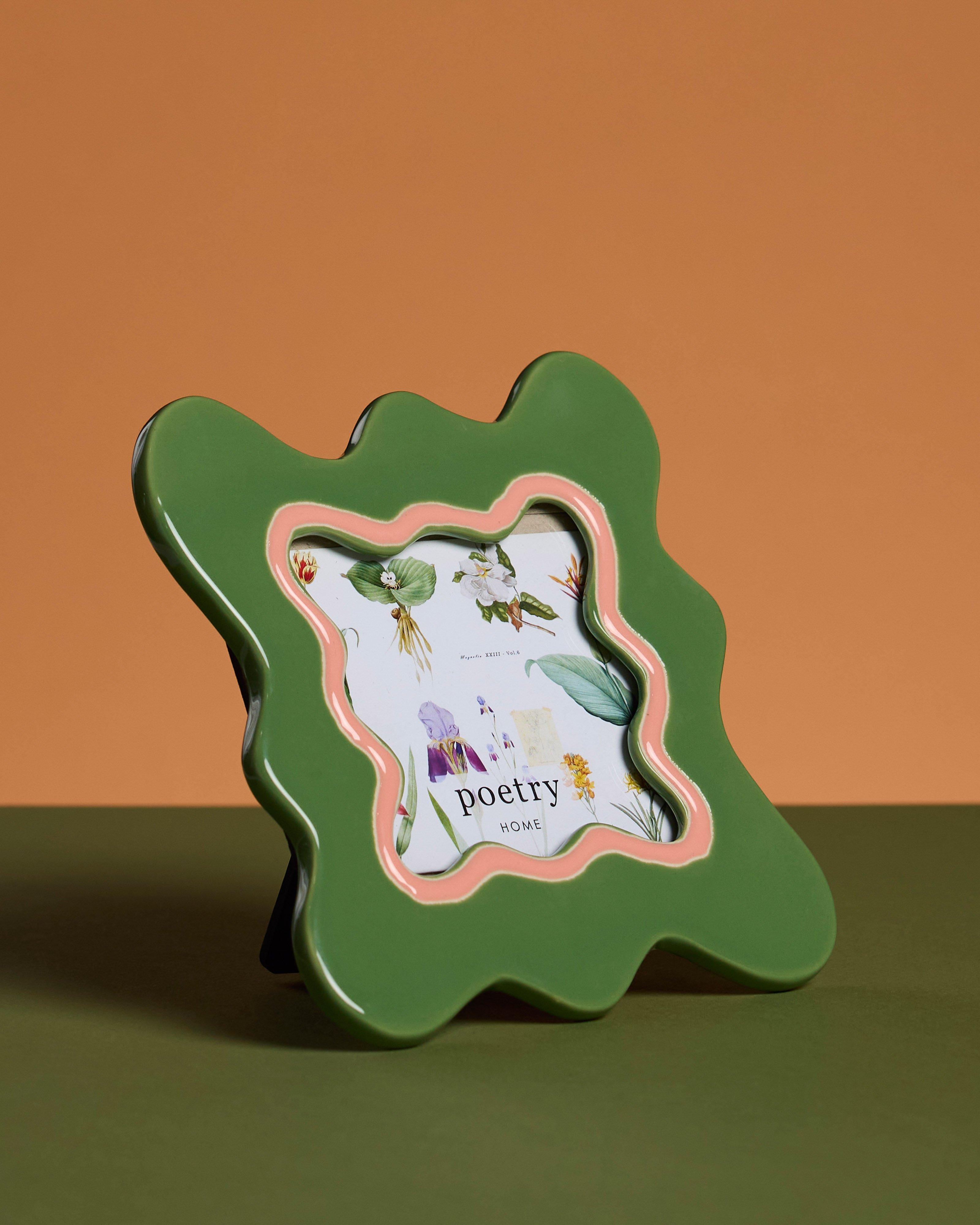 Sia Ceramic Frame -  Green