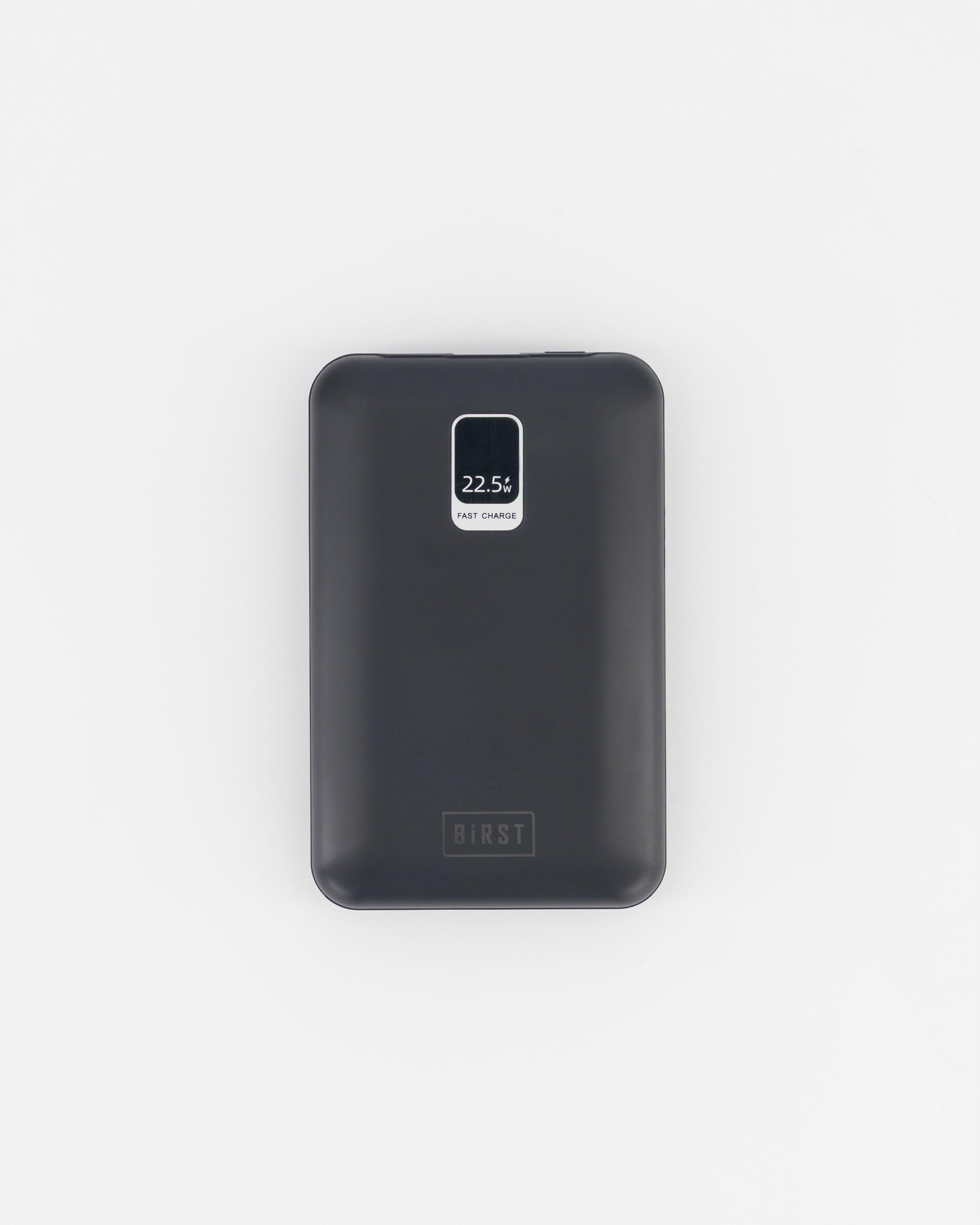 BiRST 10 000 mAh Connected Power Bank -  Black