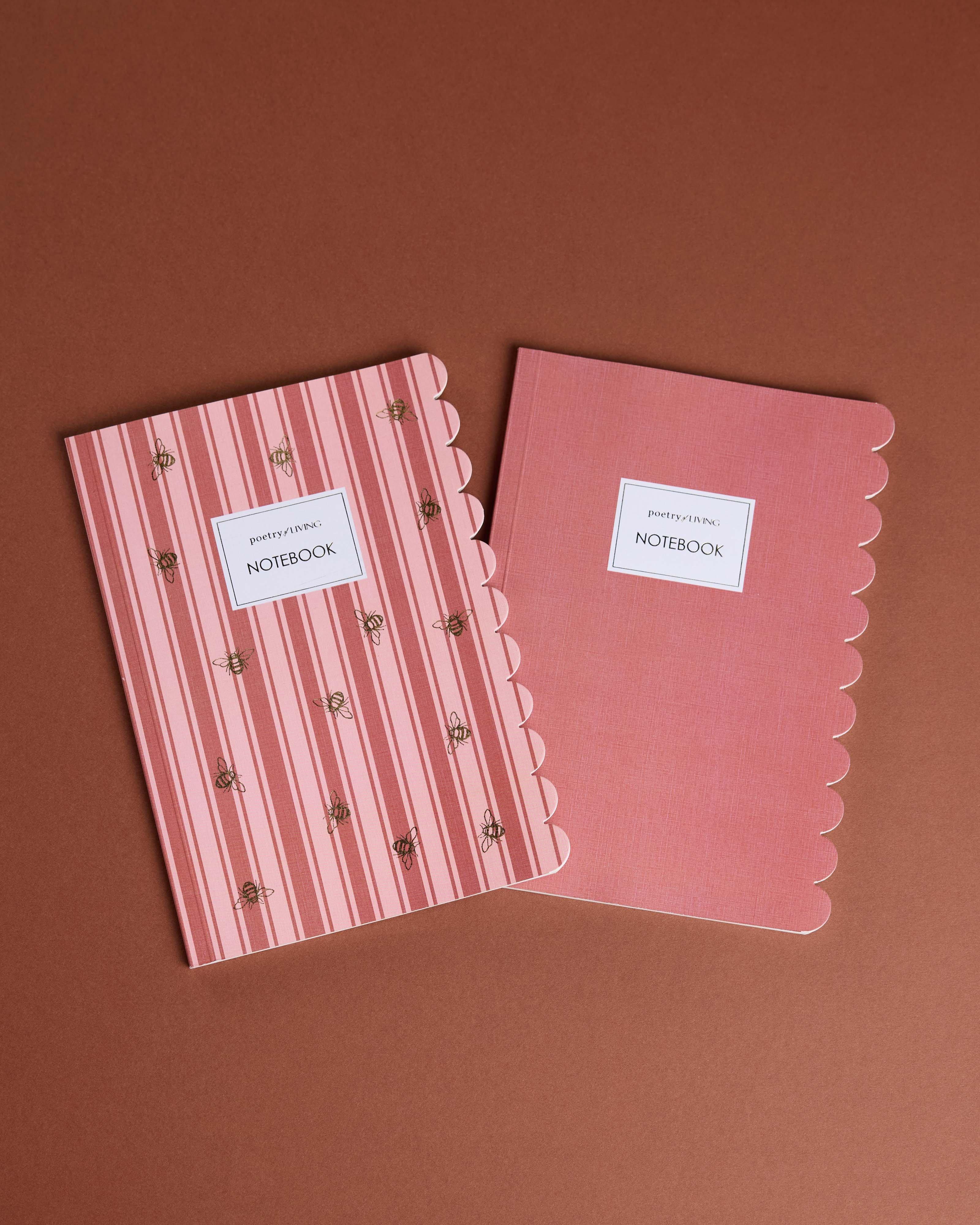 Bees Scalloped Notebook Pack -  Assorted
