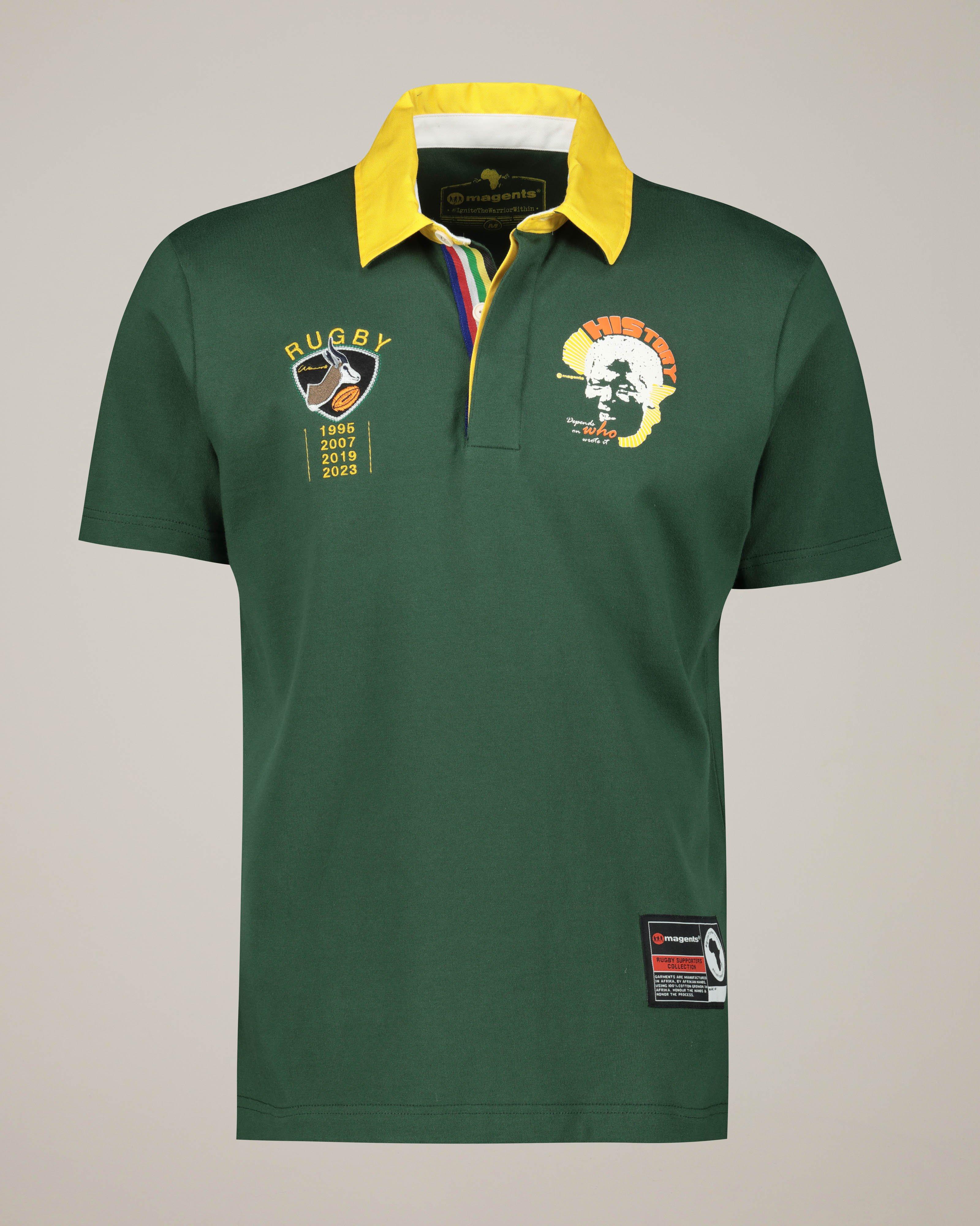 Magents Supporters Short Sleeve Golfer -  Green