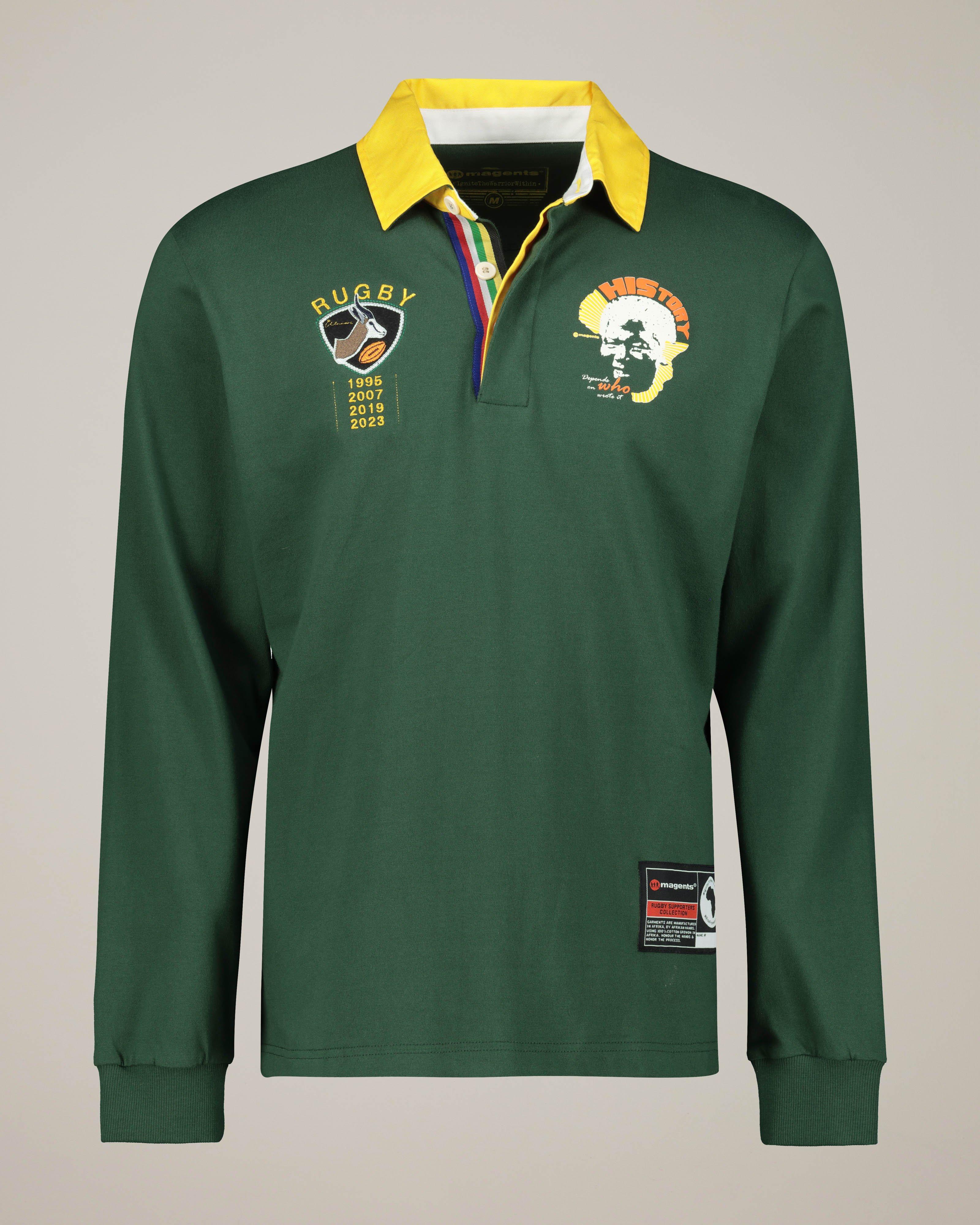 Magents Supporters Long Sleeve Golfer -  Green