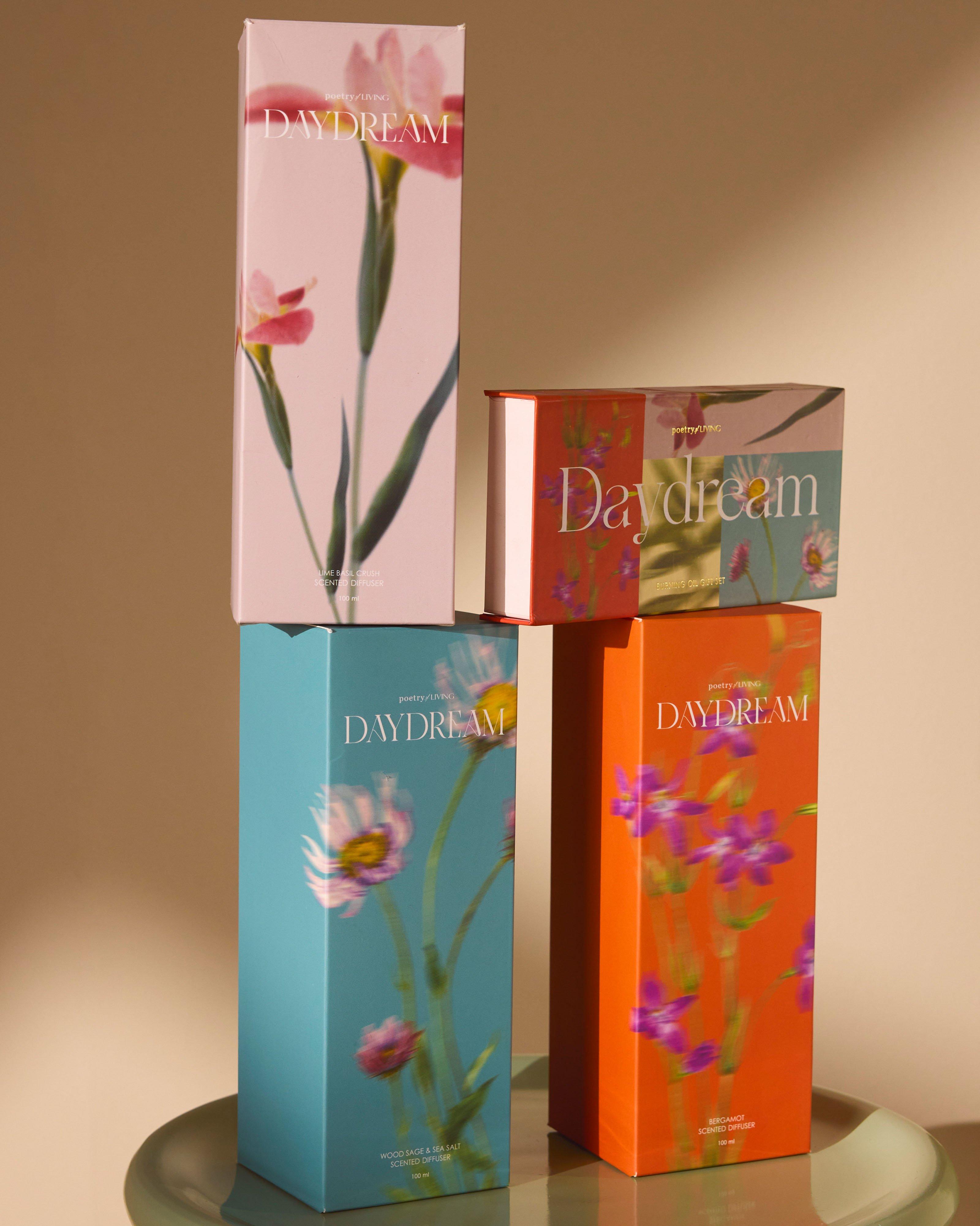  Daydreaming Lime & Basil Scented Fragrance Diffuser -  Assorted