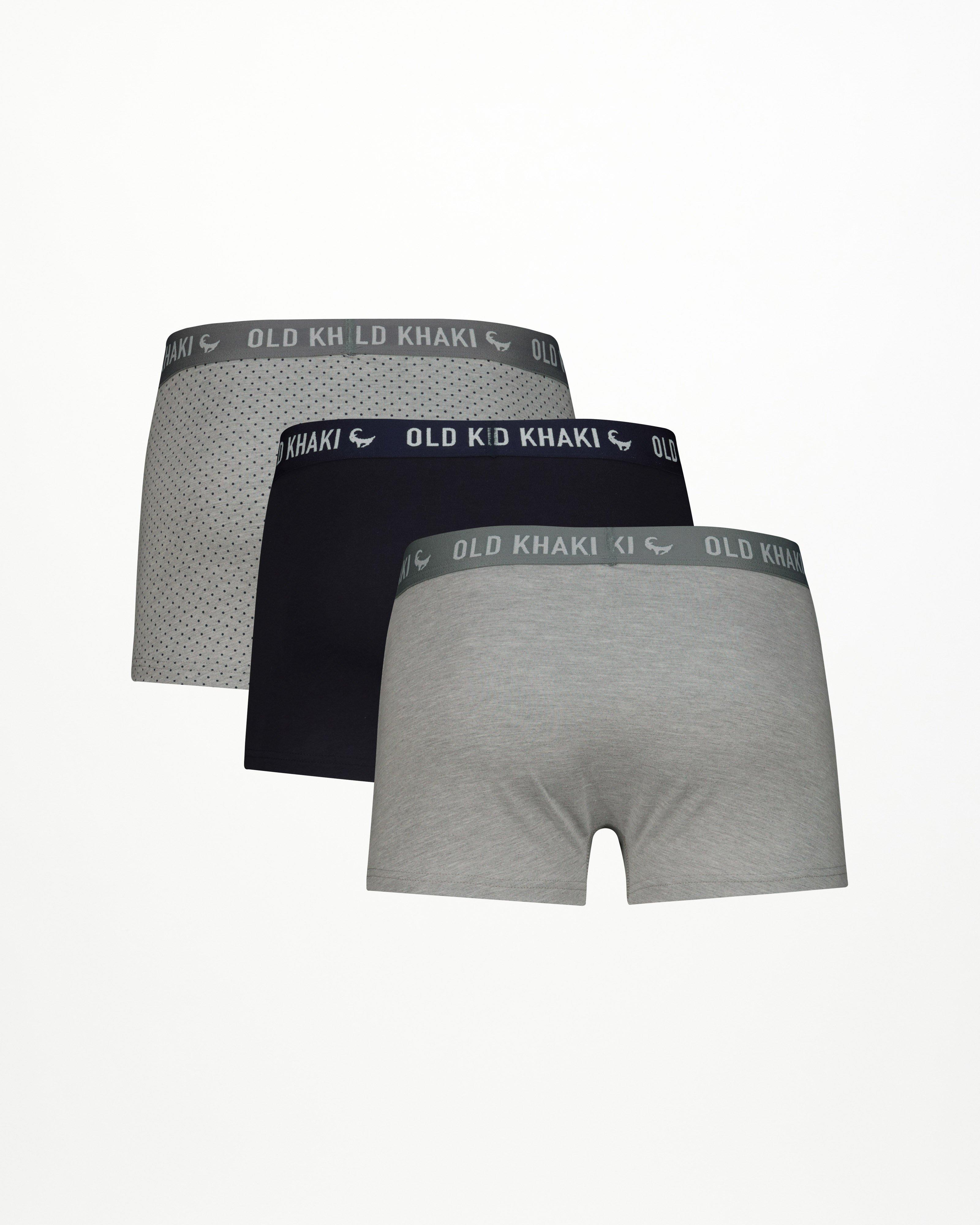 Men's 3-Pack Boxer Briefs Old Khaki