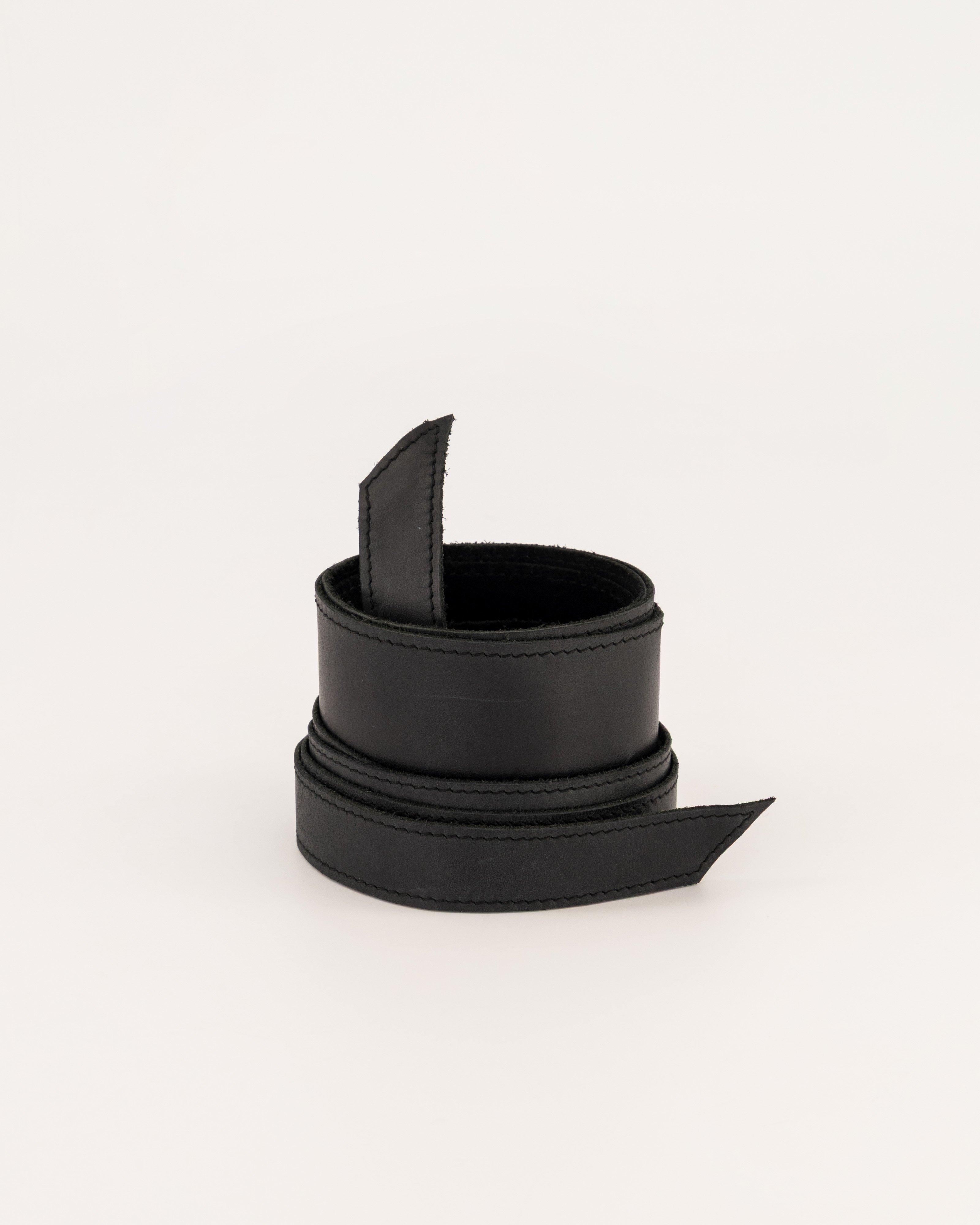 Tammy Waist Tie Belt -  Black