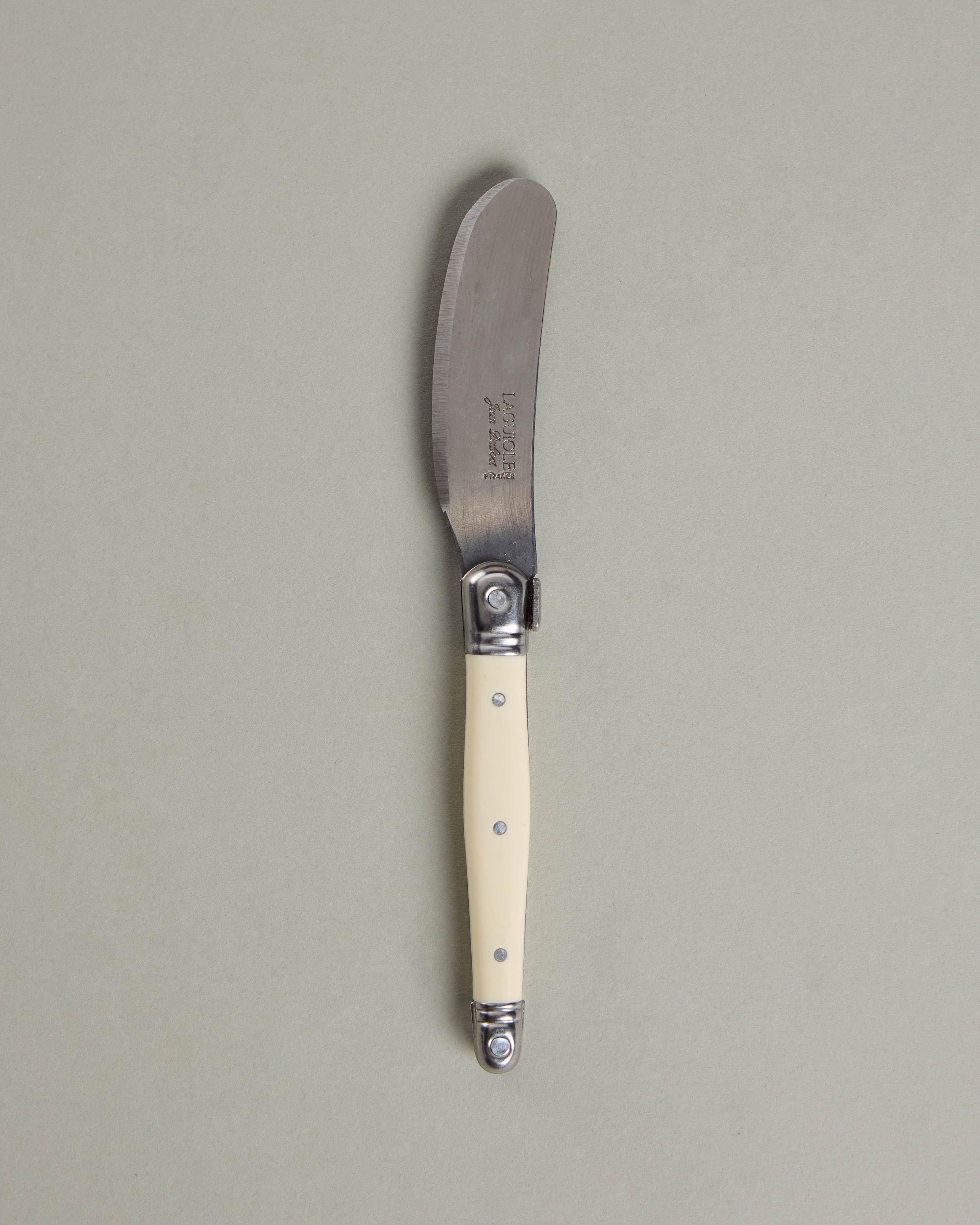 Laguiole Single Spreader Knife -  Bone
