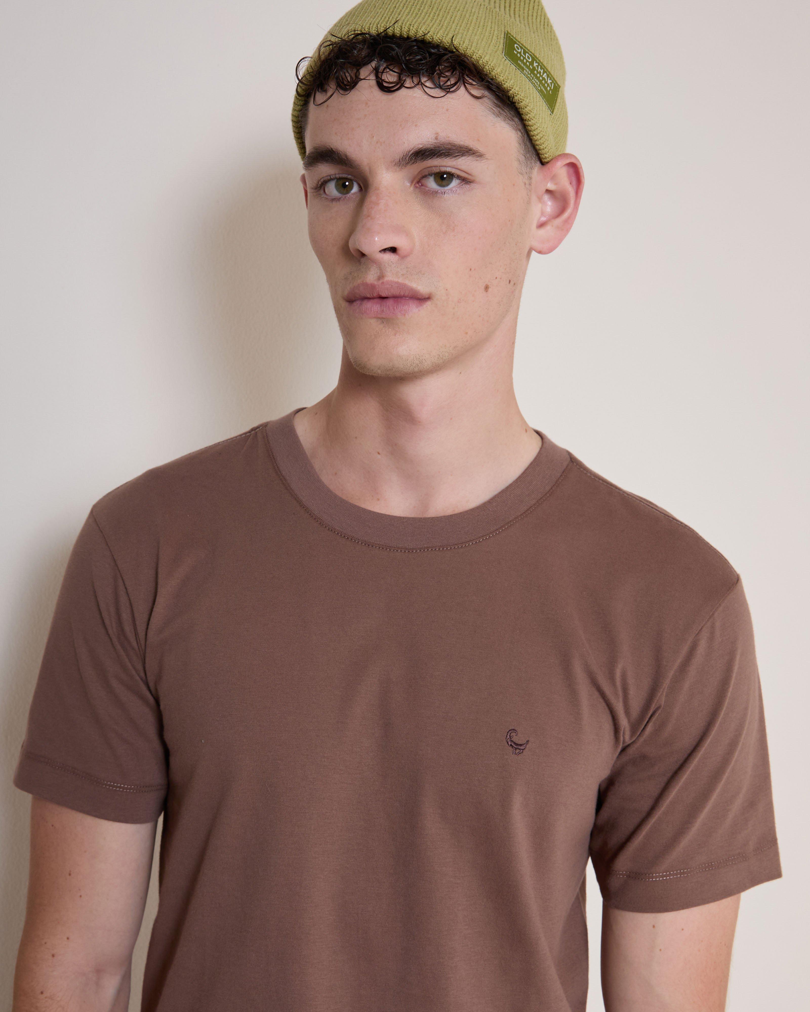 Nick Standard Fit T-Shirt | Old Khaki