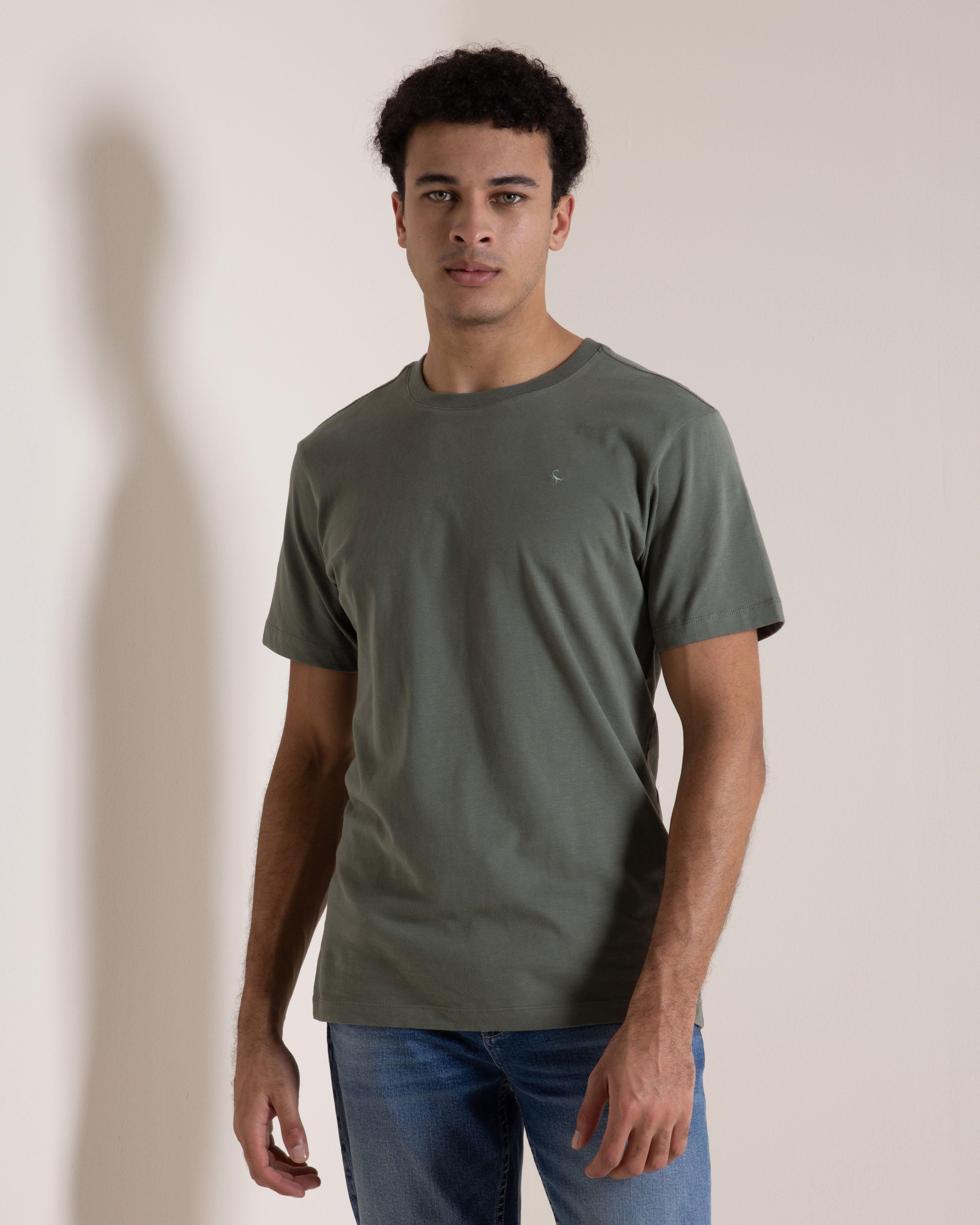 Nick Standard Fit T-Shirt | Old Khaki