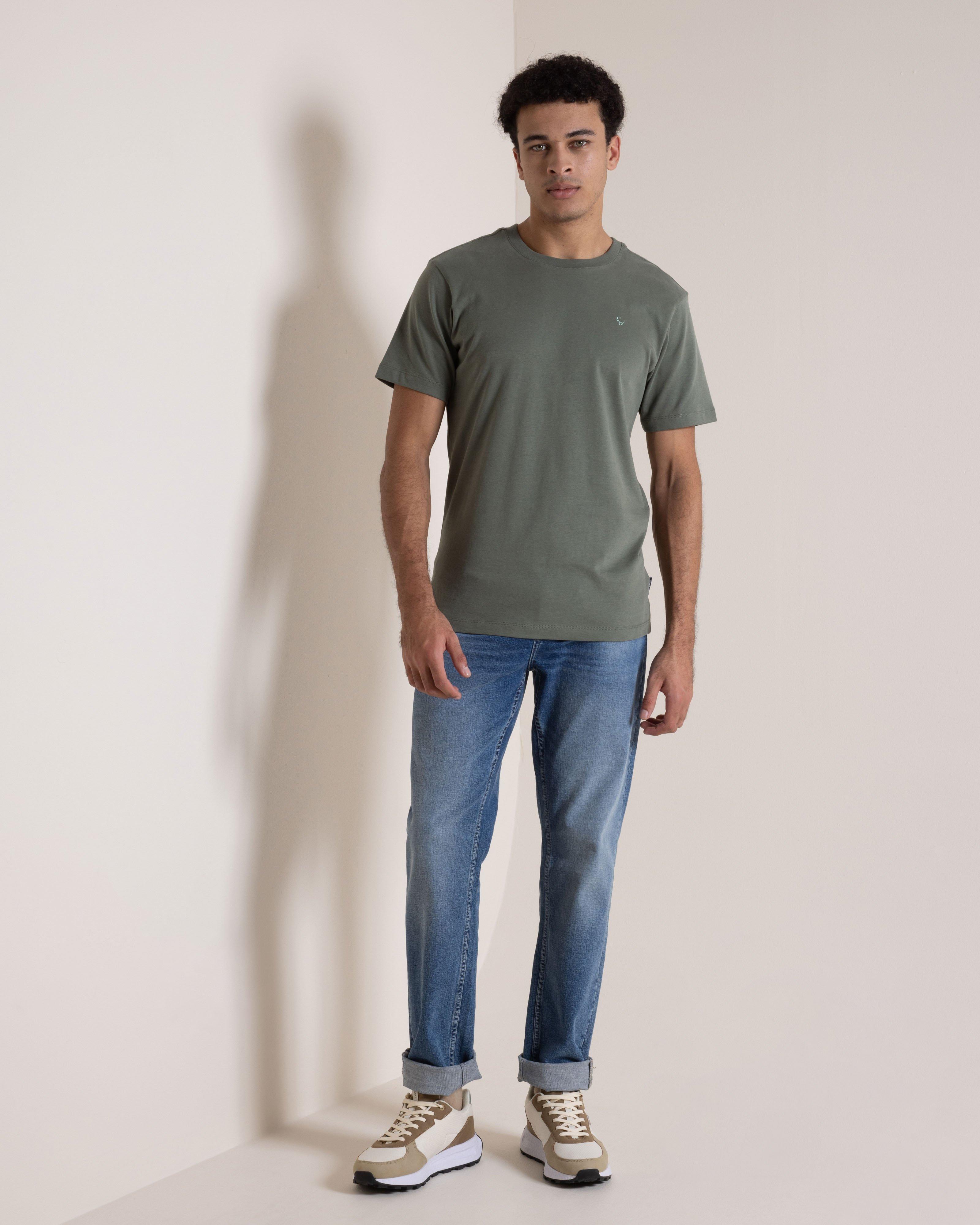 Nick Standard Fit T-Shirt | Old Khaki
