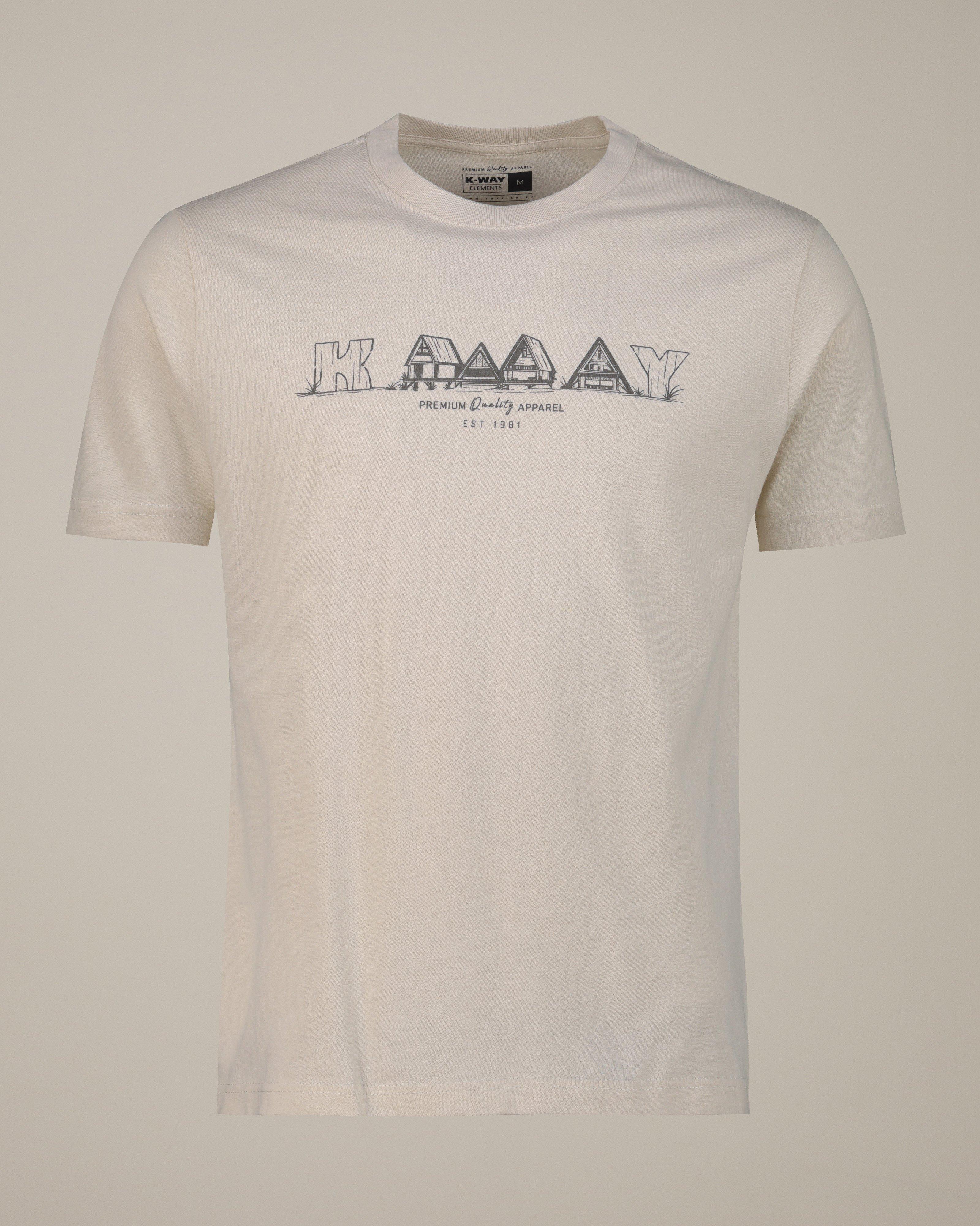 K-Way Elements Men's Cabin T-Shirt -  Stone