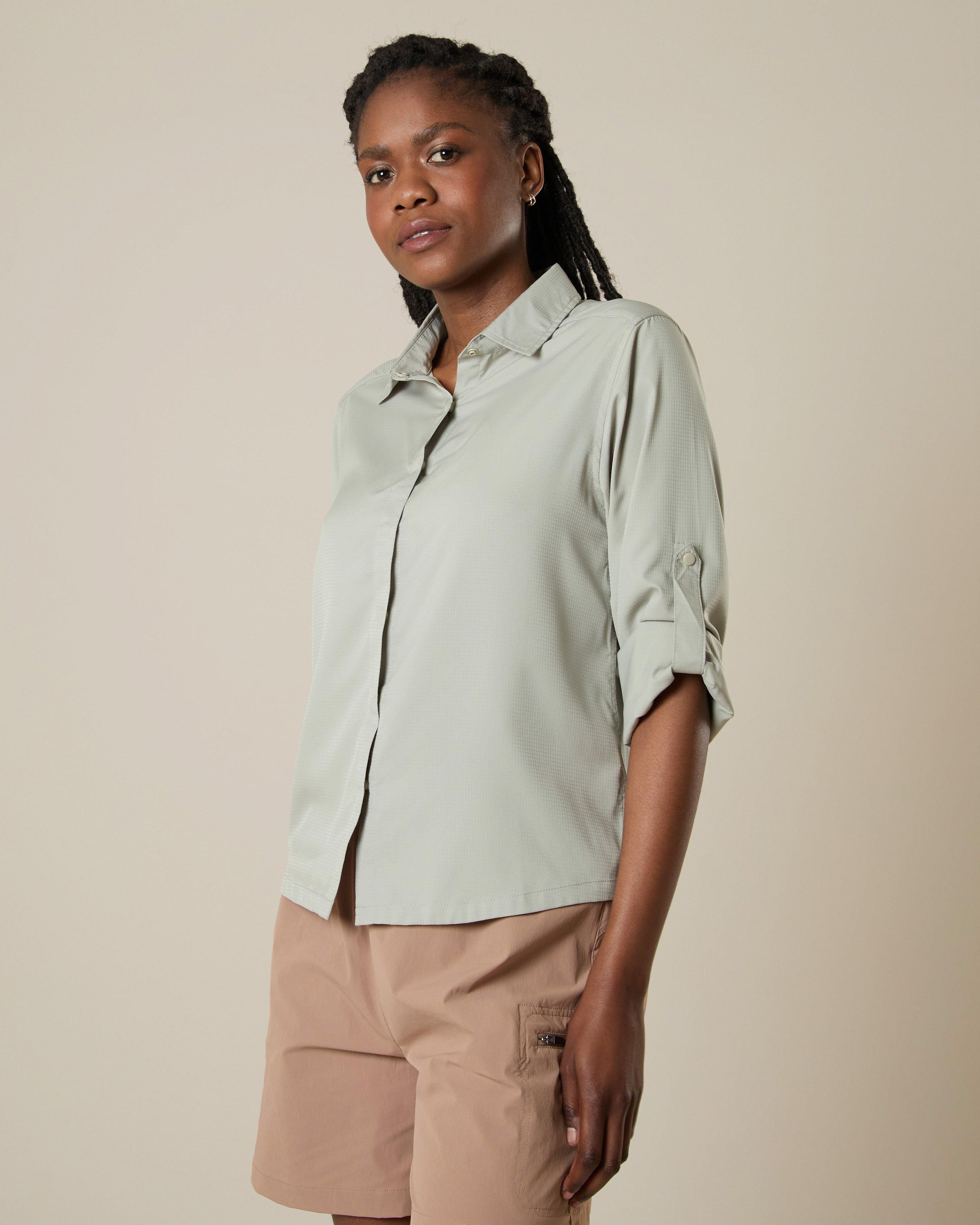 K-WAY Women's Remy Long-Sleeve Shirt -  Pewter