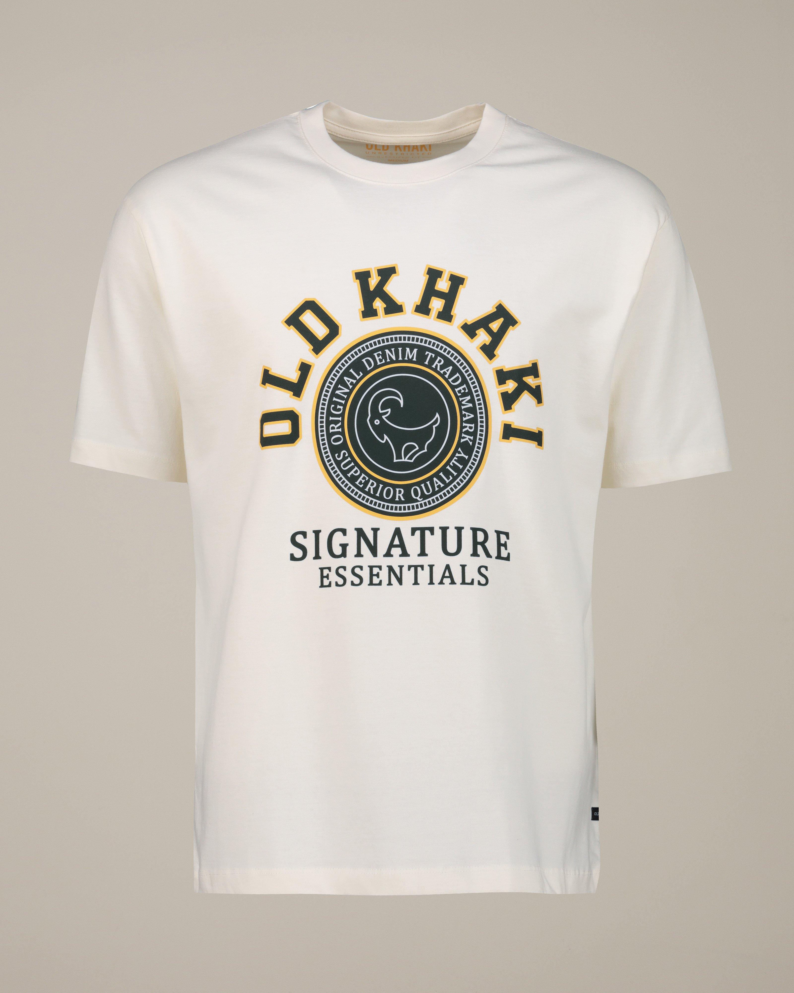 Old Khaki Men’s Oliver Relaxed Fit T-Shirt  -  White