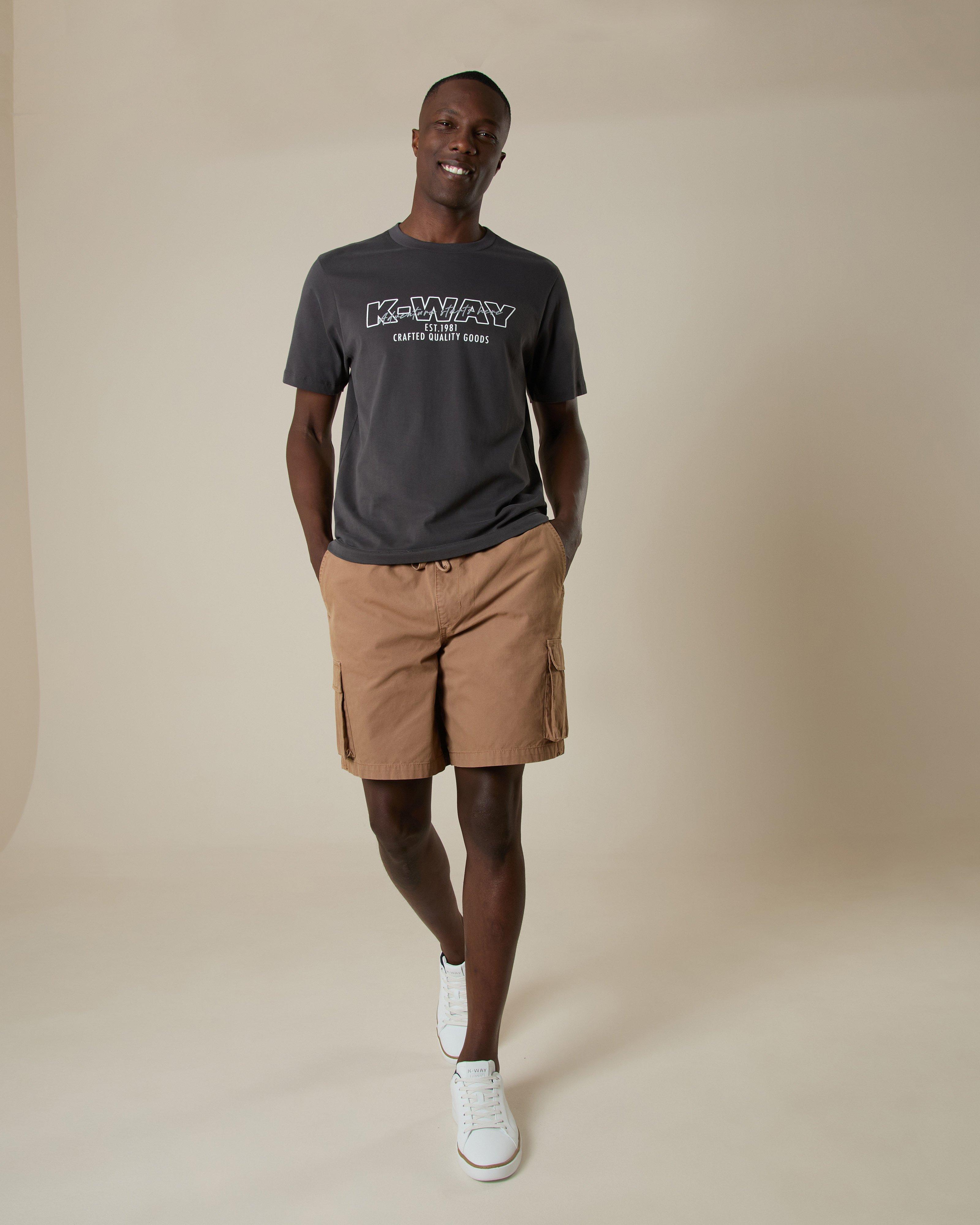K-Way Elements Men's 8-Inch Washed Cargo Shorts | Cape Union Mart