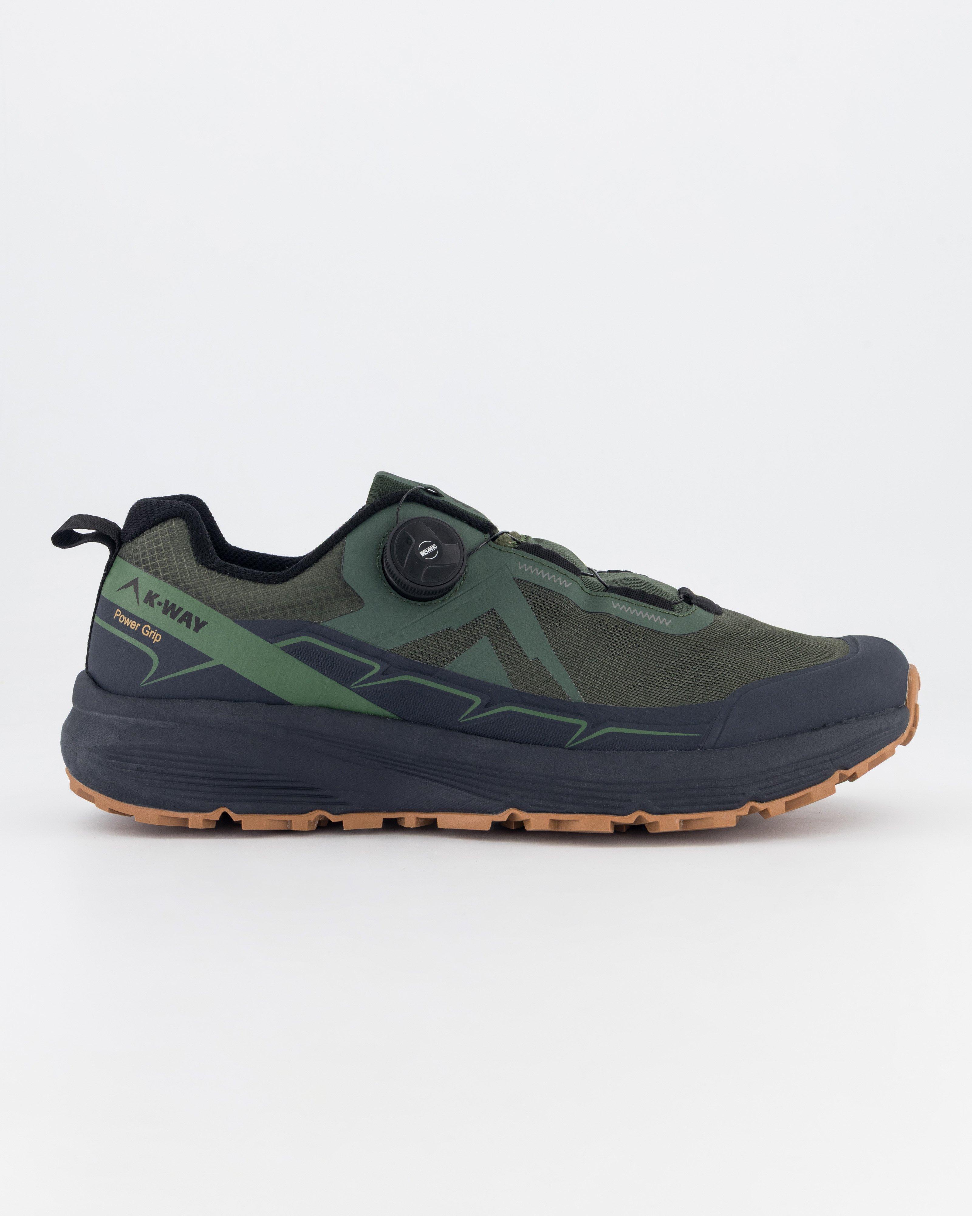 K-Way Men's K-lock Hiking Shoes -  Olive
