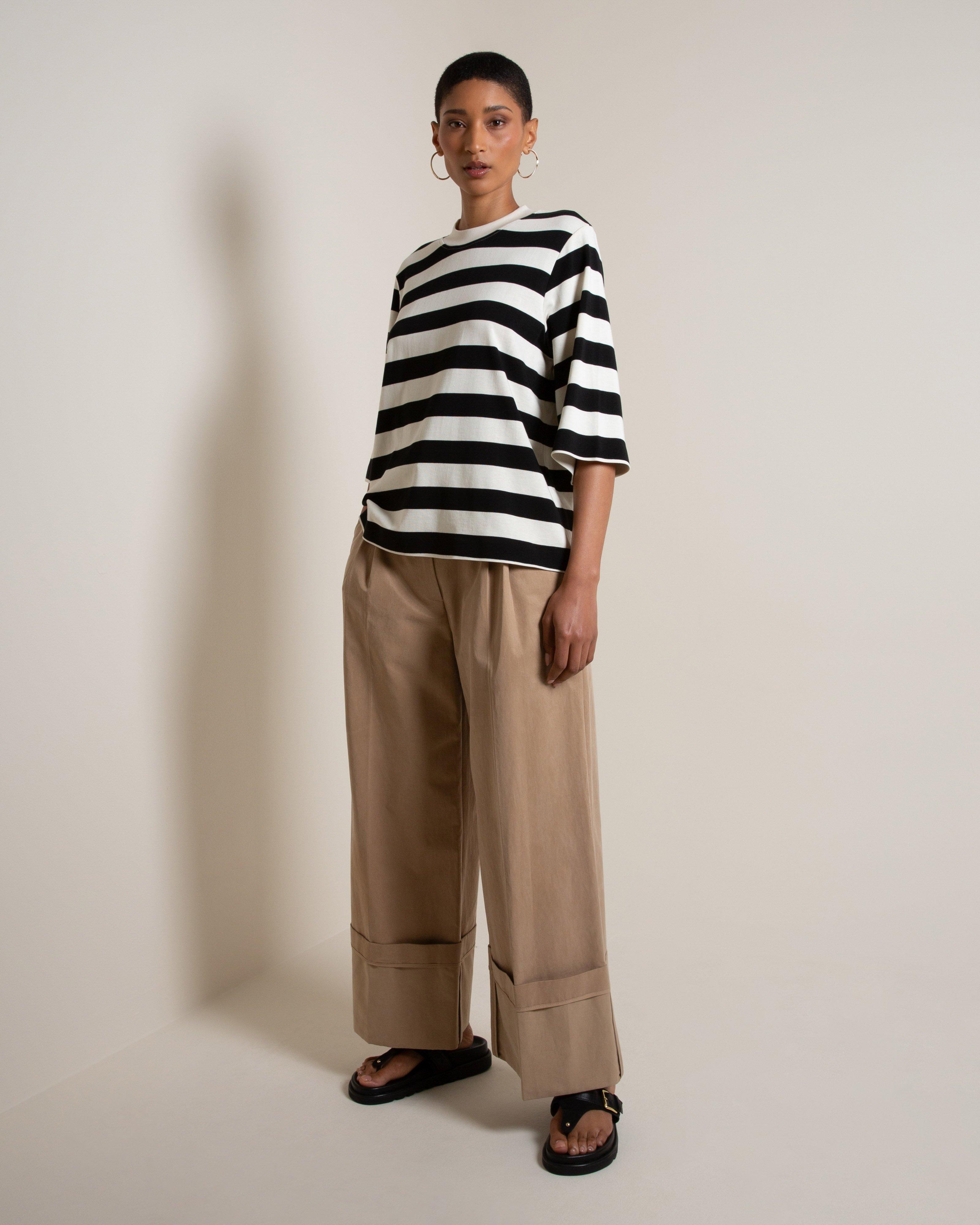 Leonardo Turn Up Pants - Poetry Clothing Store