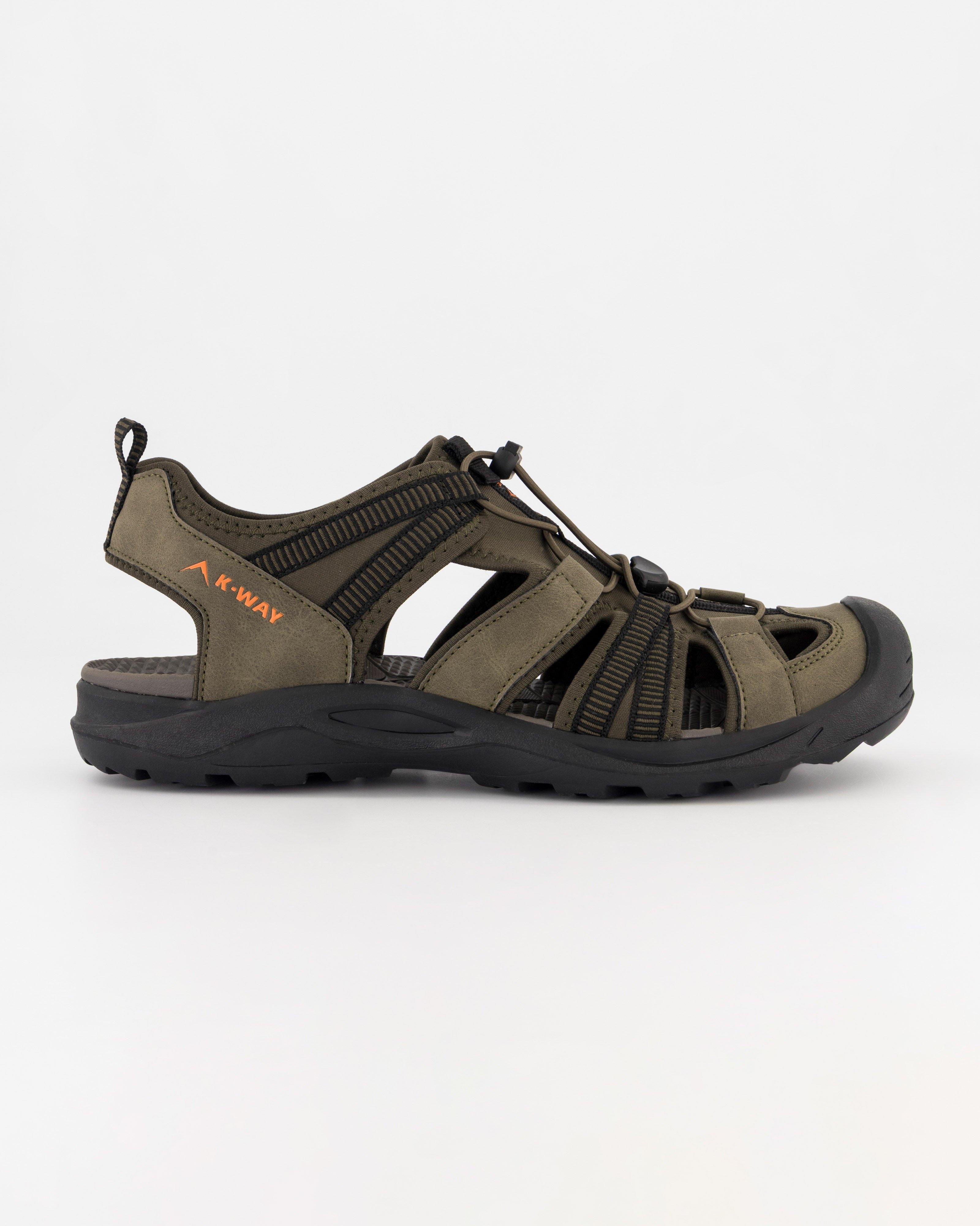 K-Way Men's Drift 3 Sandal -  Olive