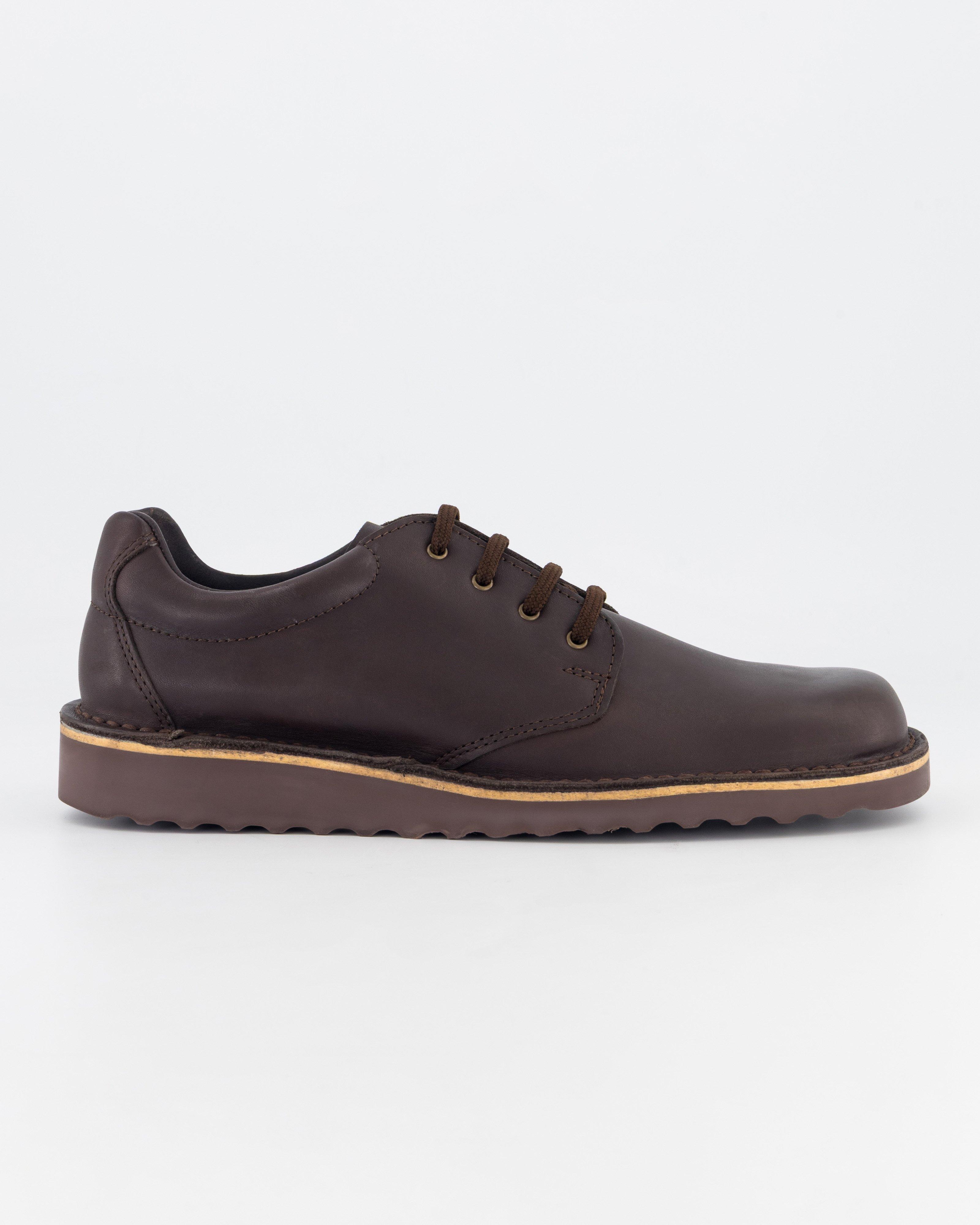 K-Way Elements Men's Lace-Up Derby Shoes -  Brown