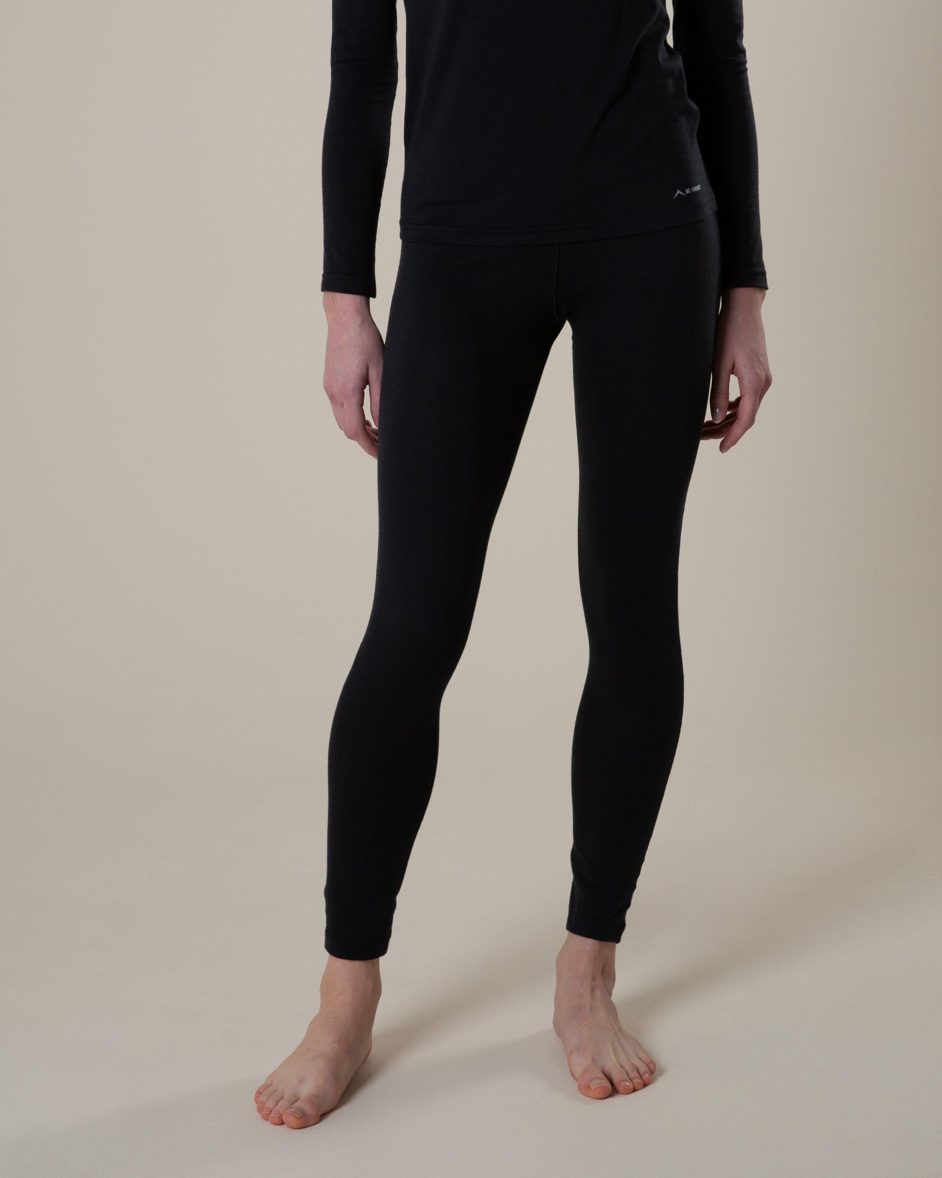 K-Way Women's Base Layer Leggings -  Black