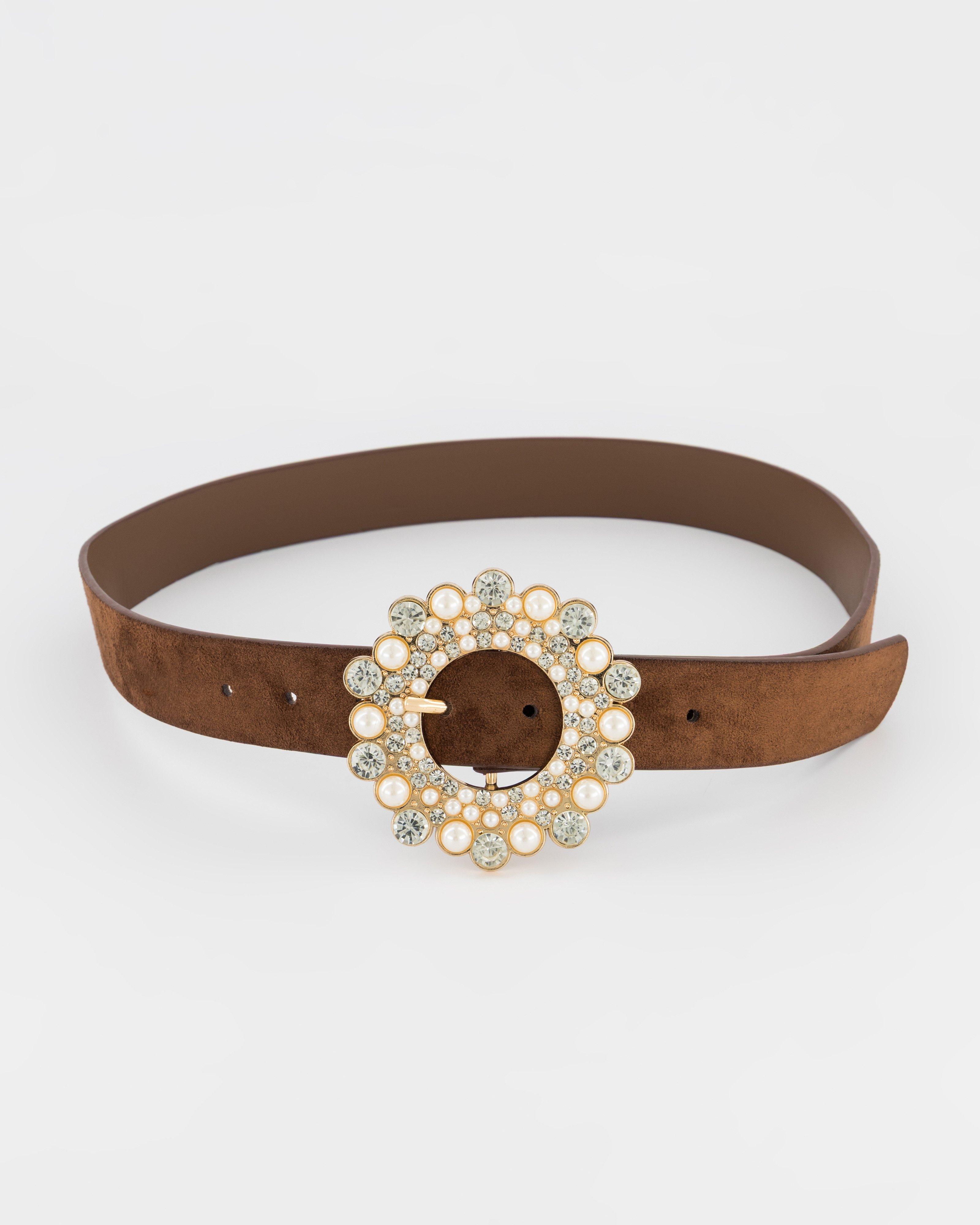 Kiko Pin Buckle Belt -  Tan