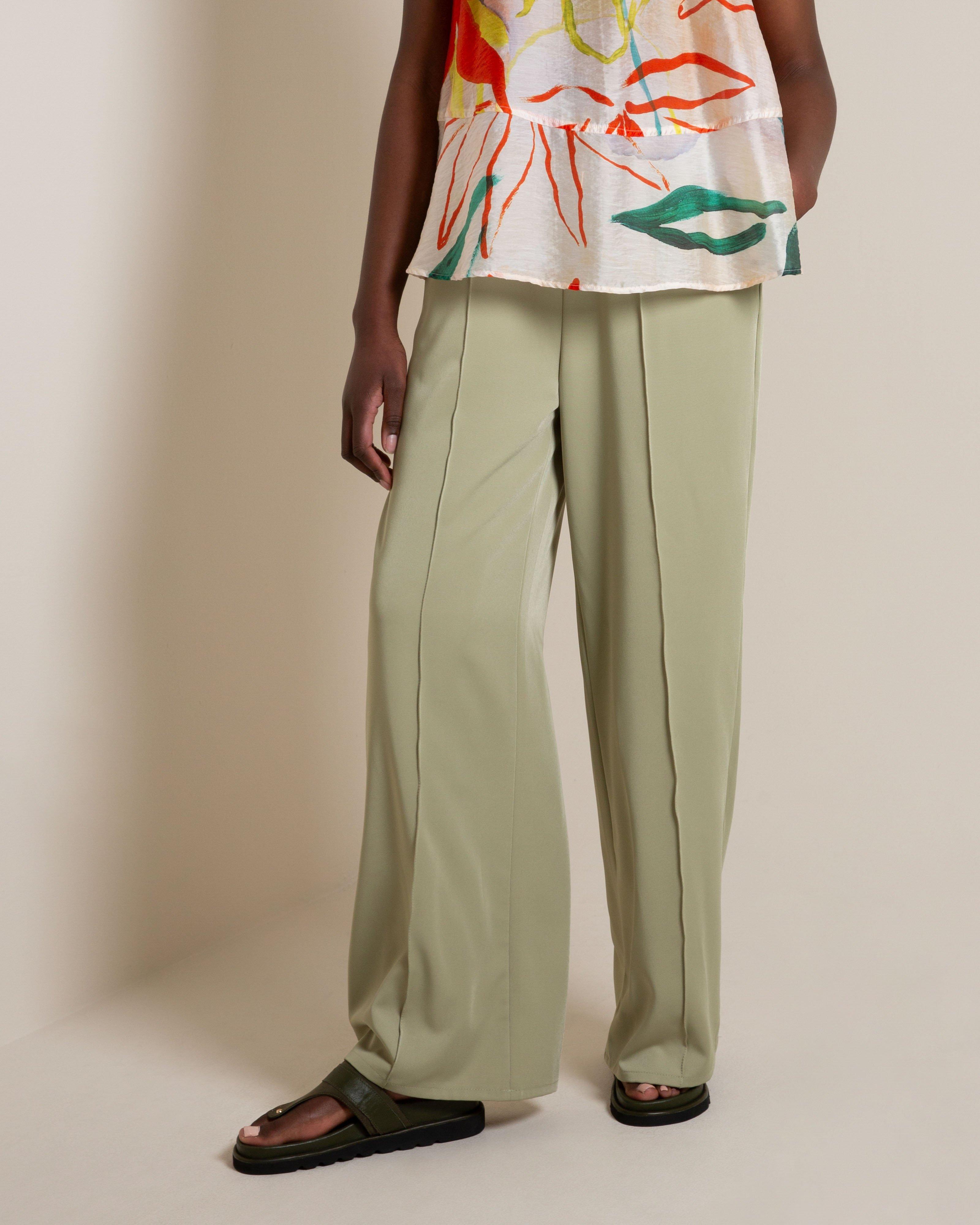 Tess Drawstring Pant -  Sage