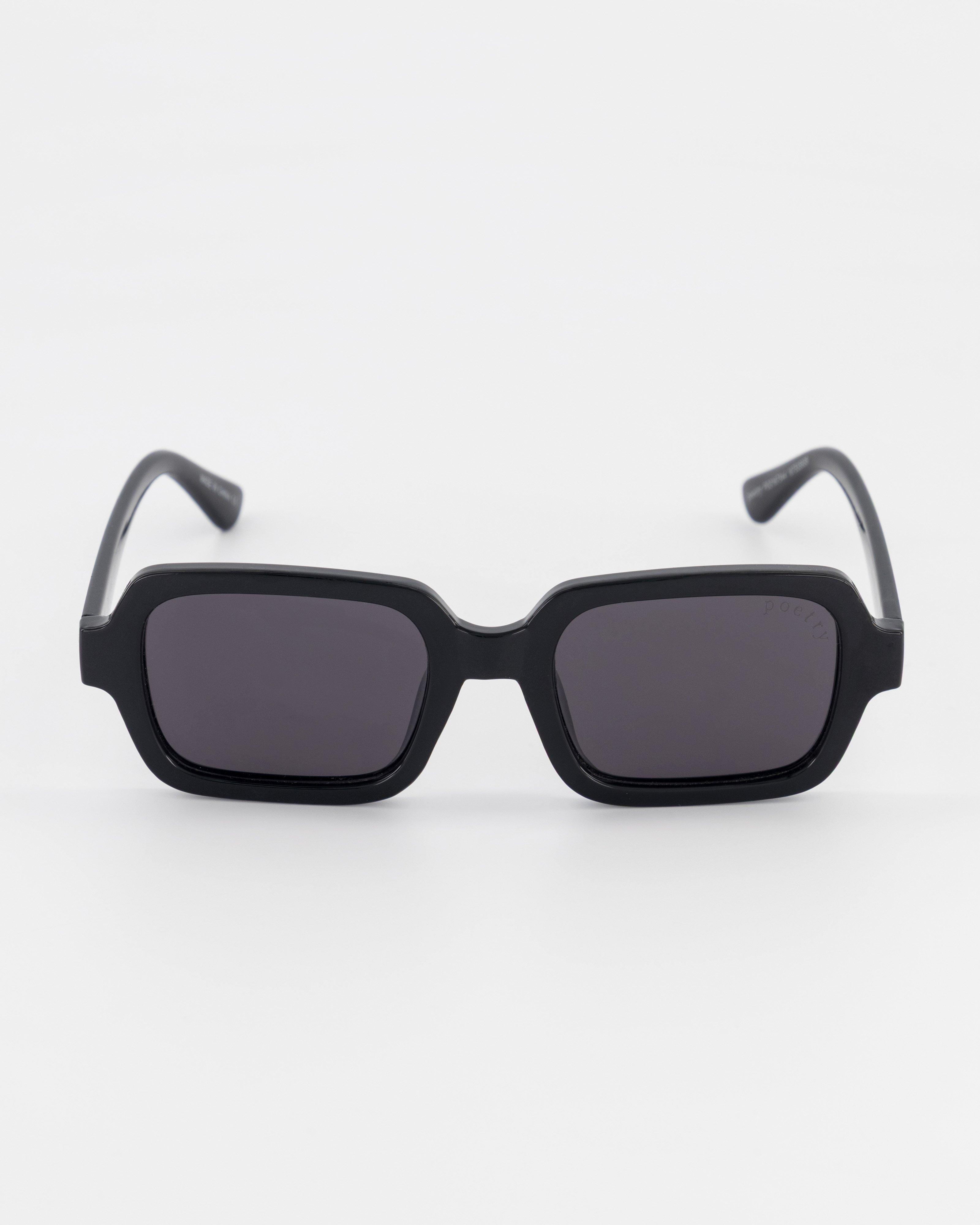 Square Polarised Sunglasses -  Black