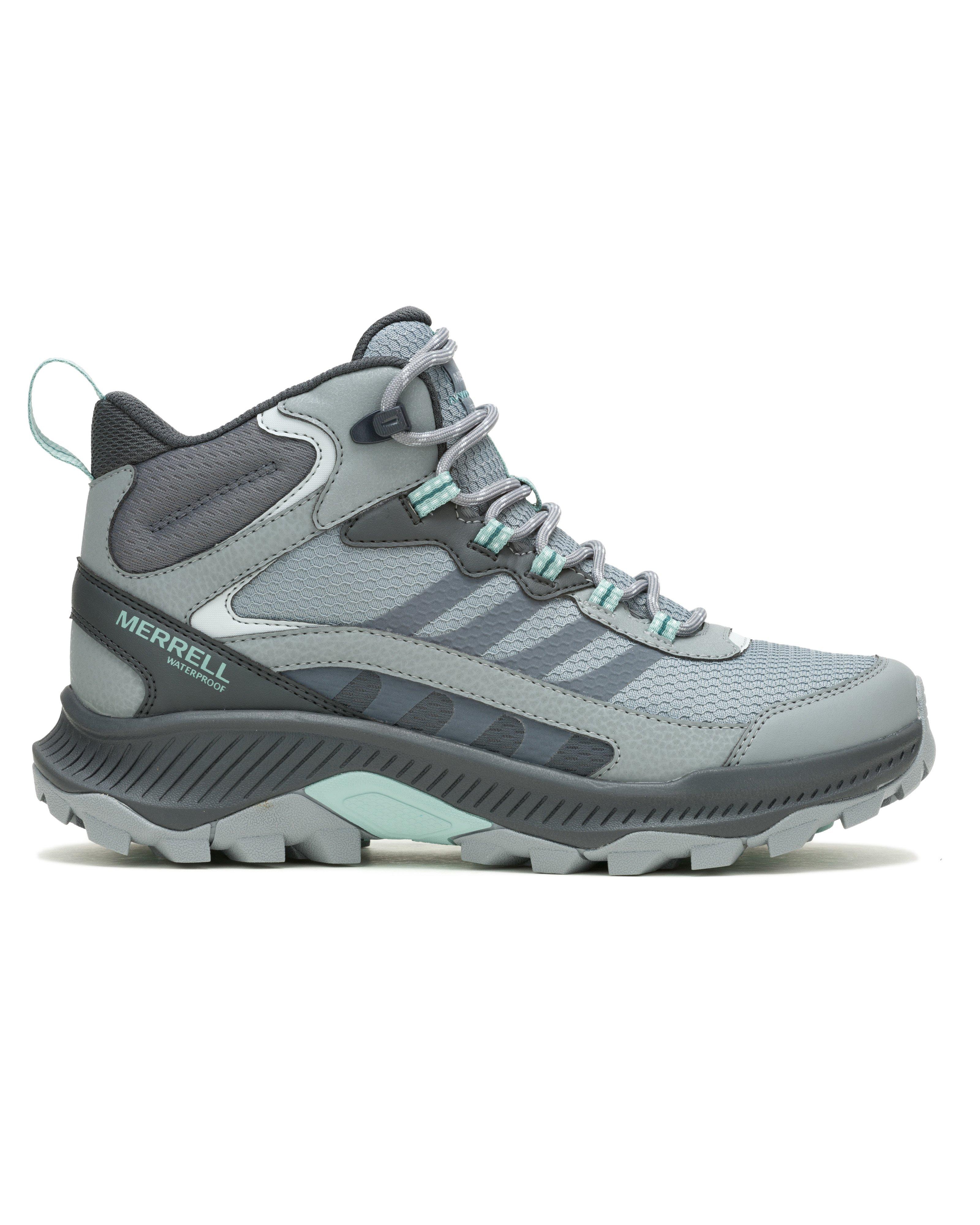 Merrell Women's Speed Strike 2 Mid Waterproof Hiking Boots -  Light Grey