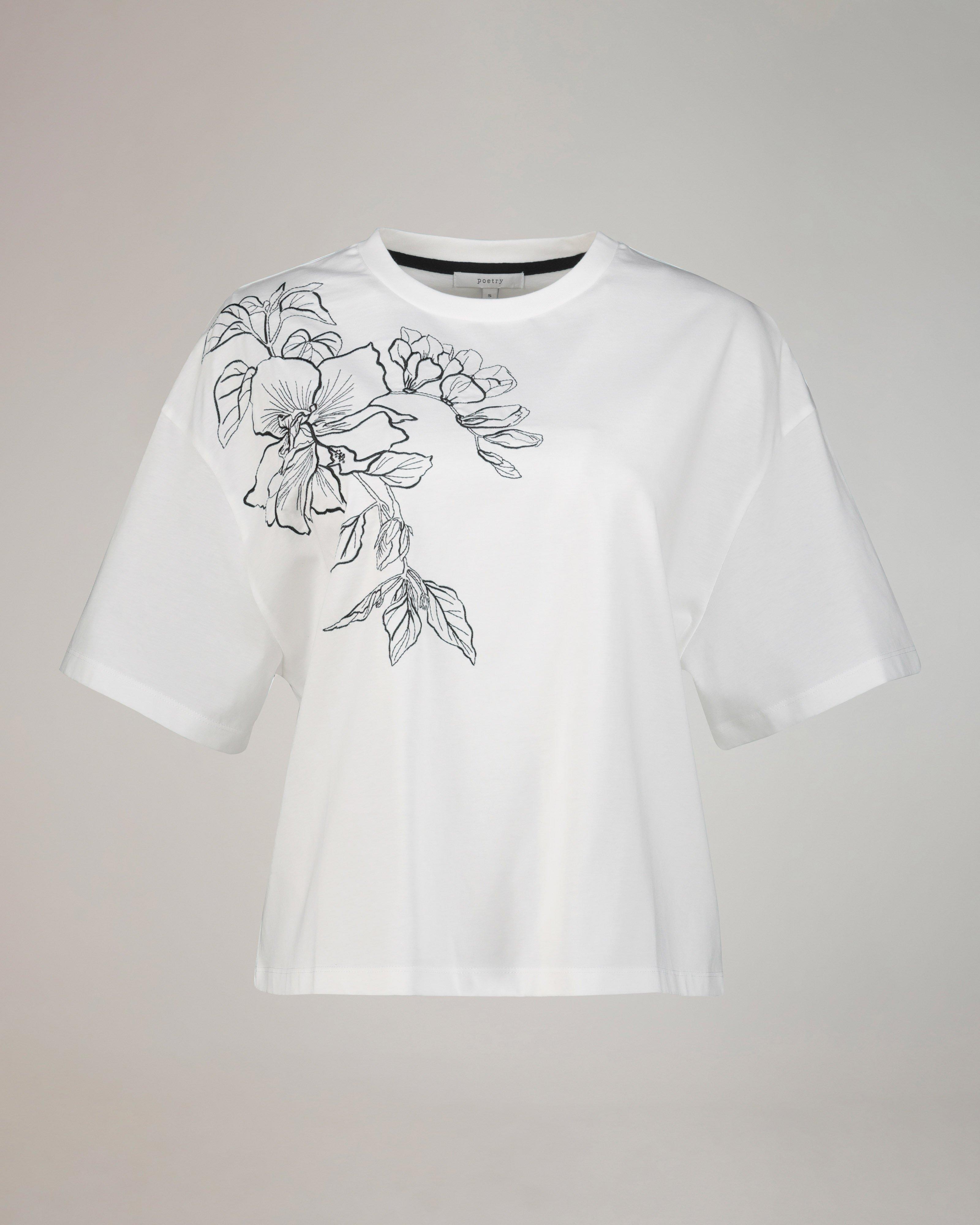 Zaria Embroidered Tee - Poetry Clothing Store