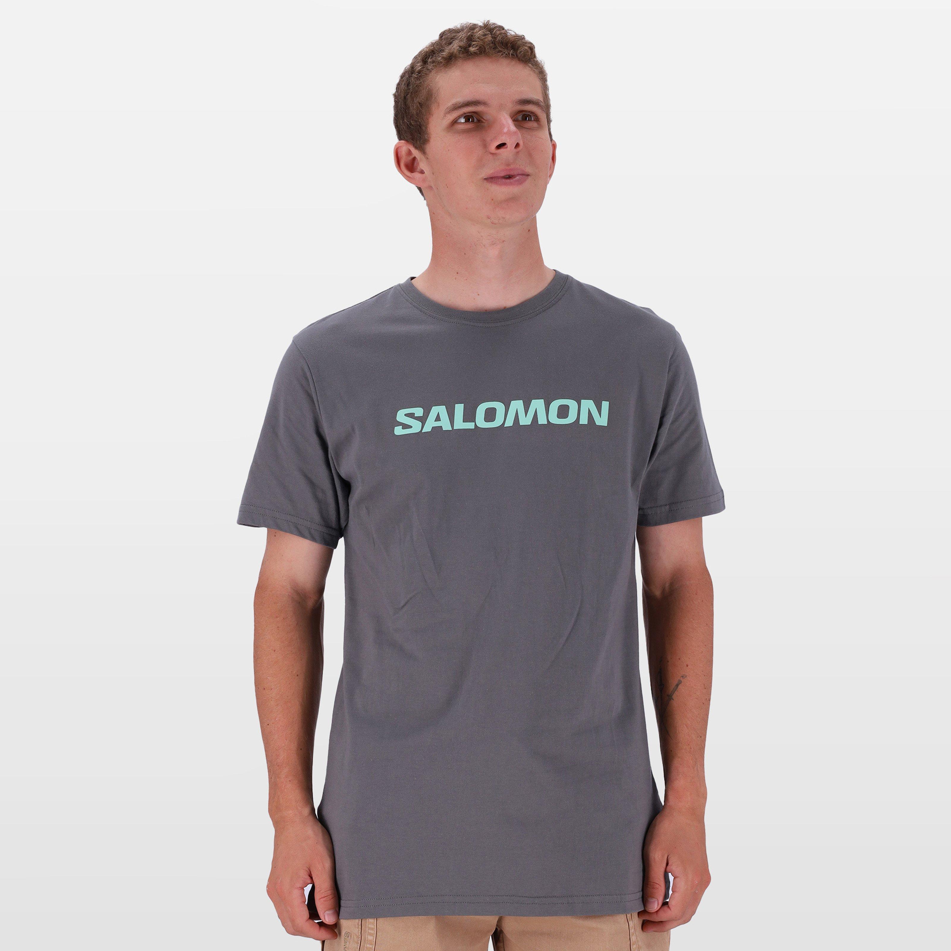 Salomon Men’s Core Logo T-Shirt -  Charcoal