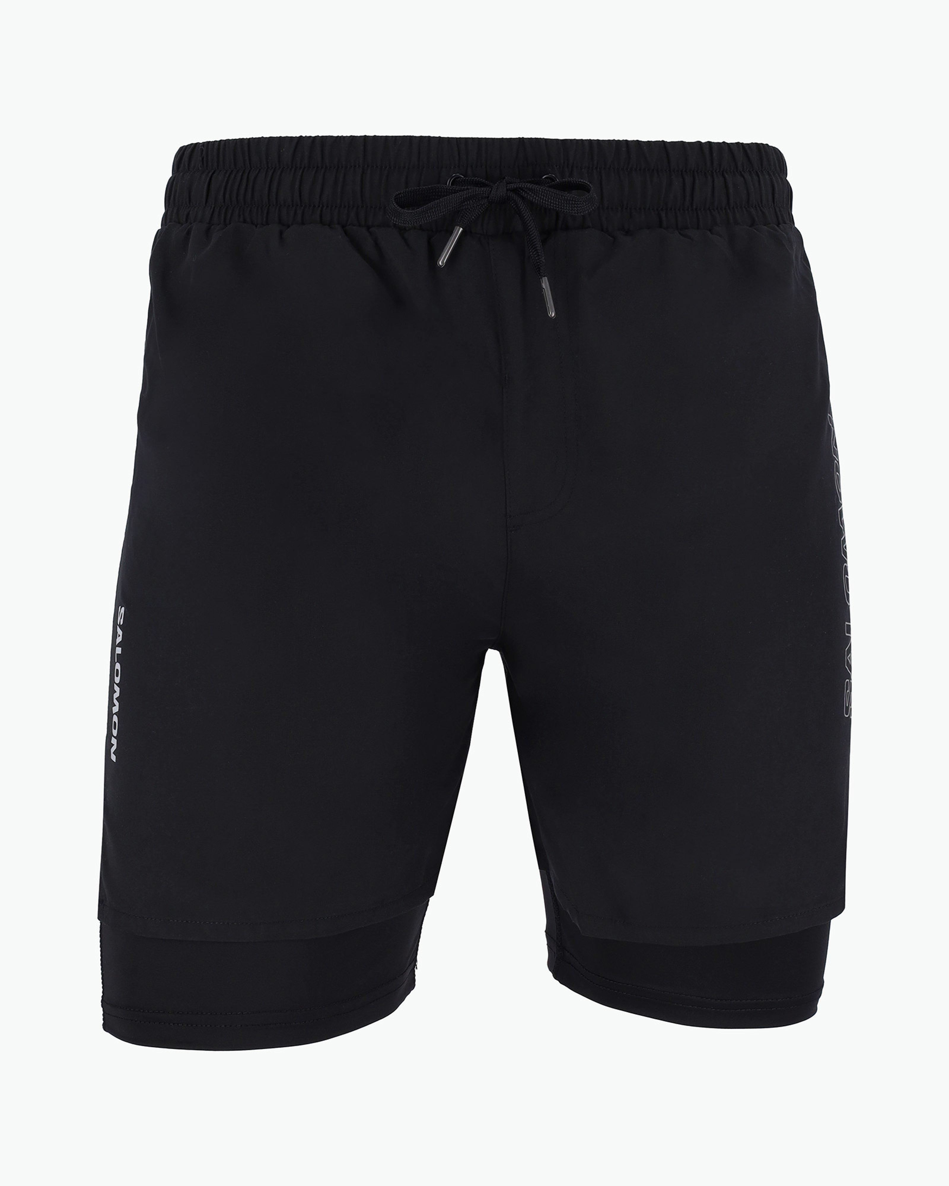 Salomon Men's Speedcross 2-in-1 5inch Shorts -  Black