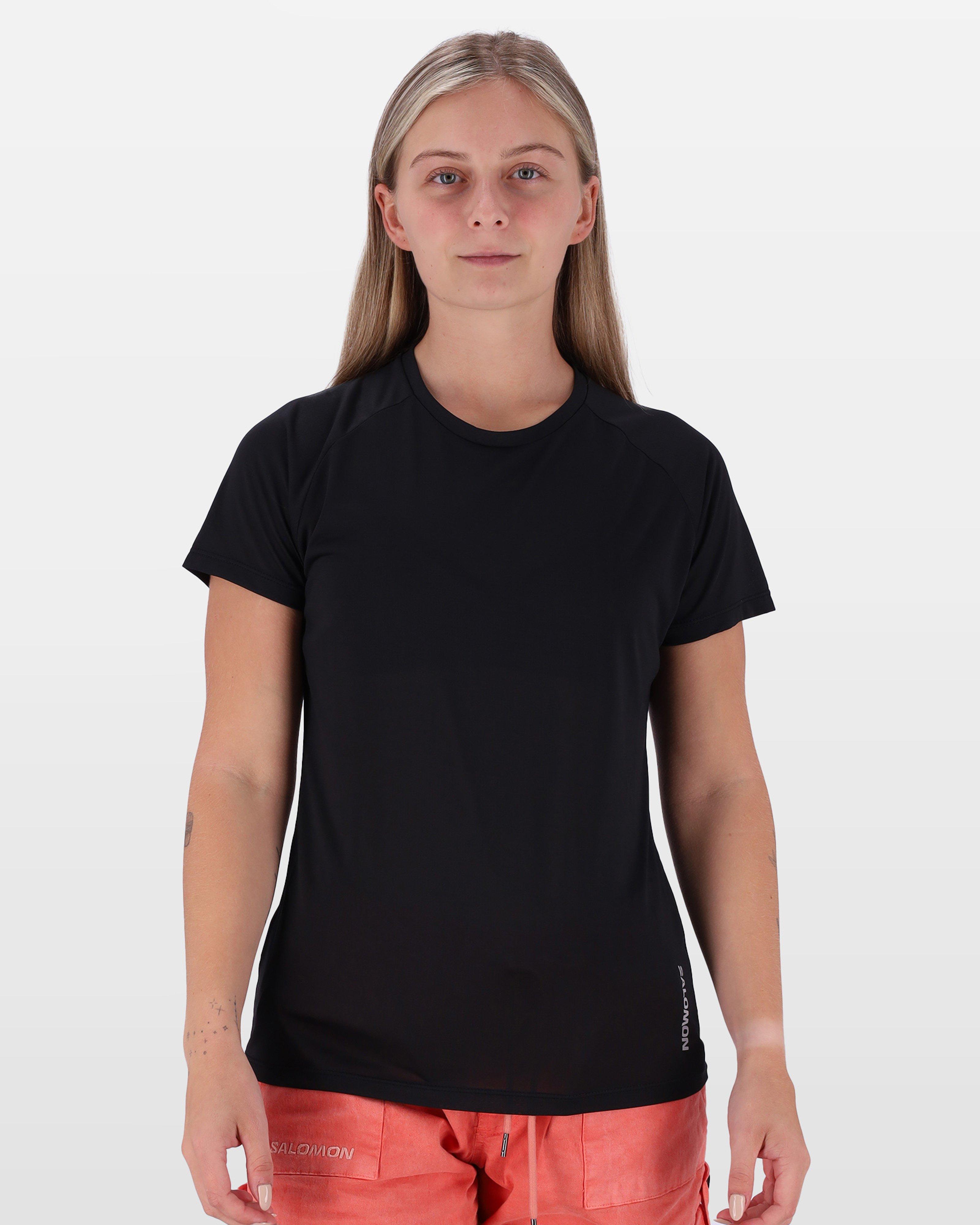 Salomon Women’s Run T-Shirt -  Black