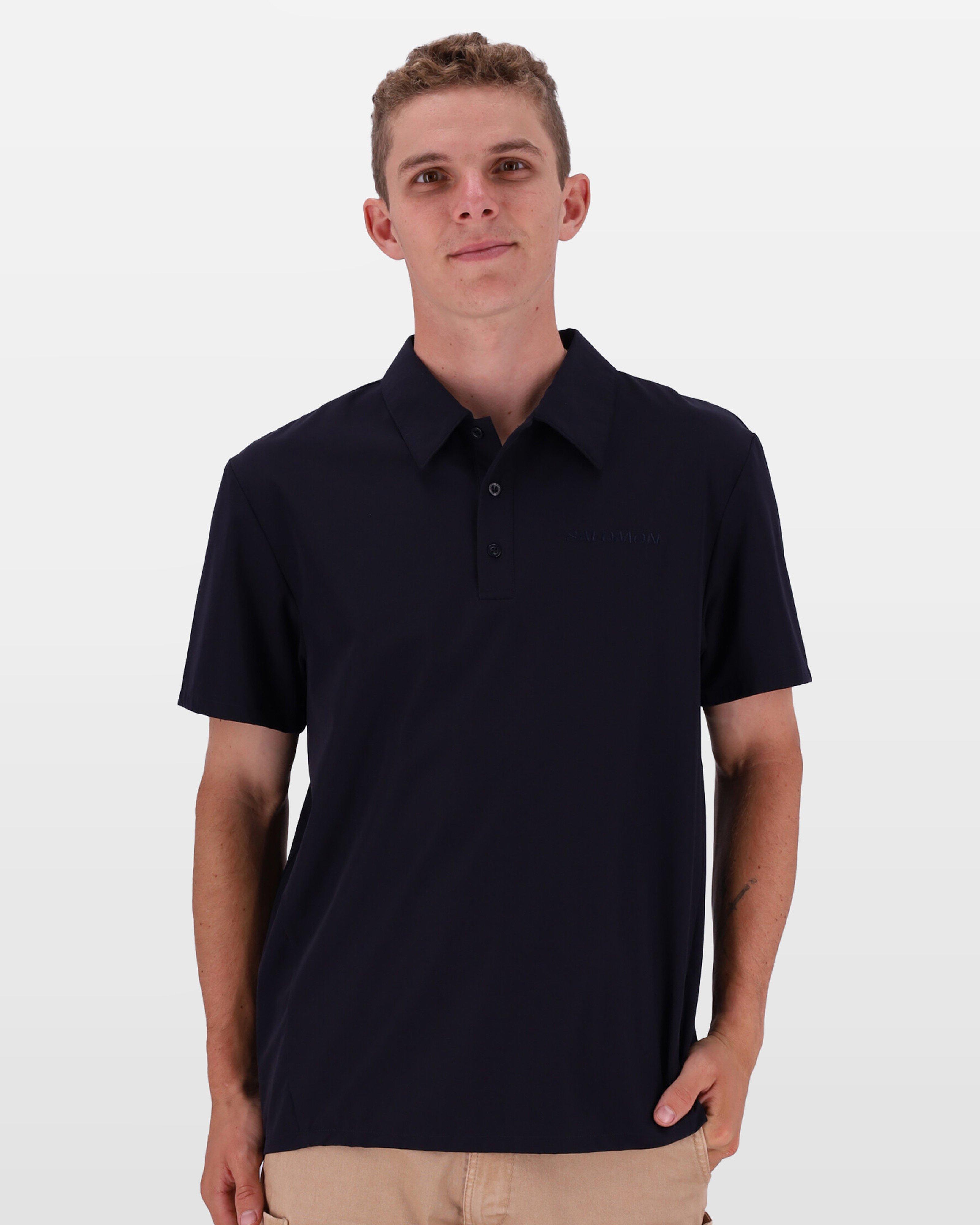 Salomon Men's Trackline Polo Golfer -  Navy
